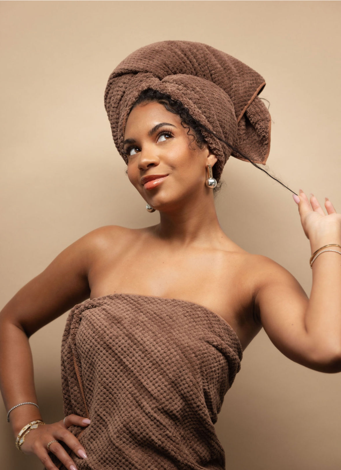 Confident Crown Hair Towel