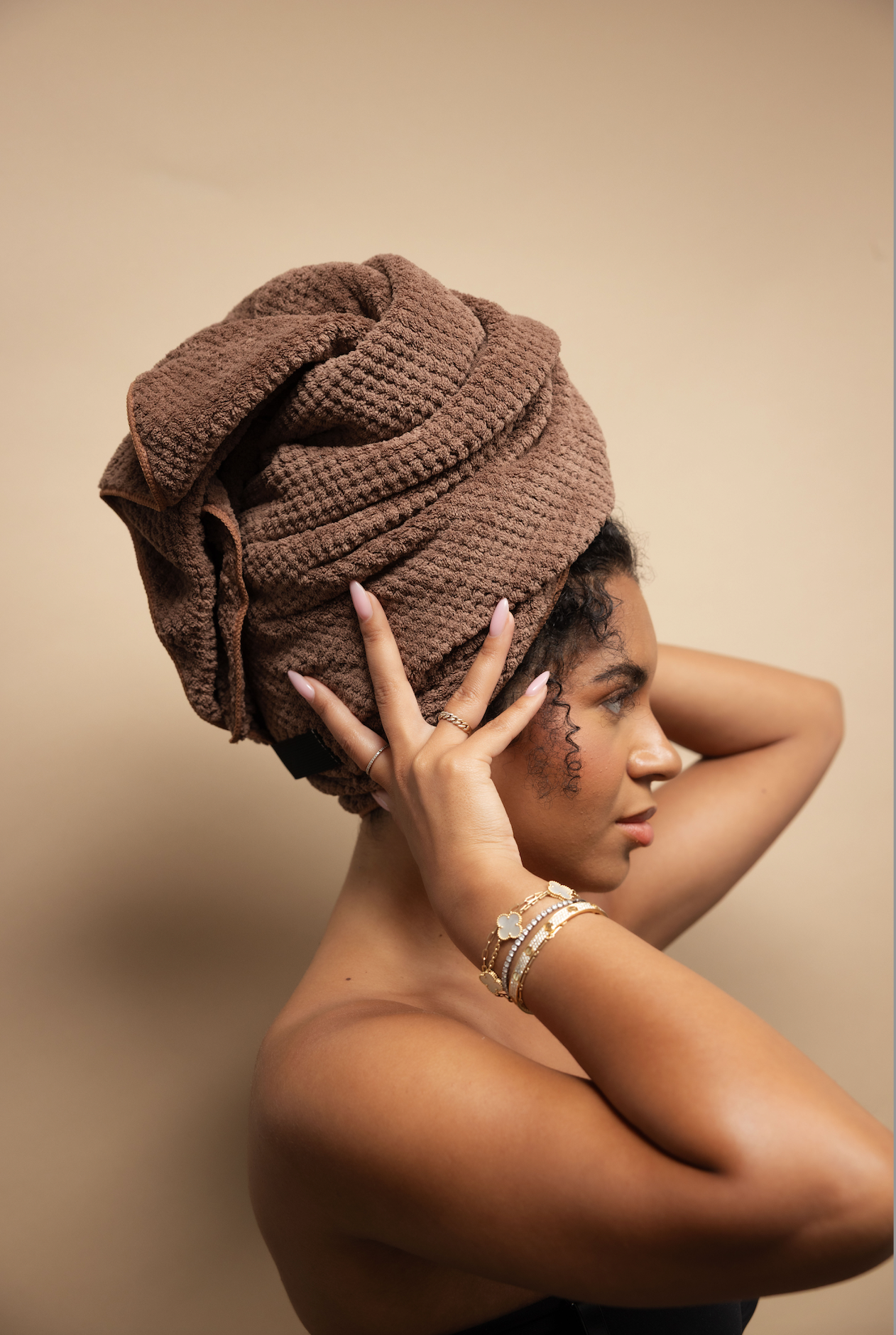 Confident Crown Hair Towel