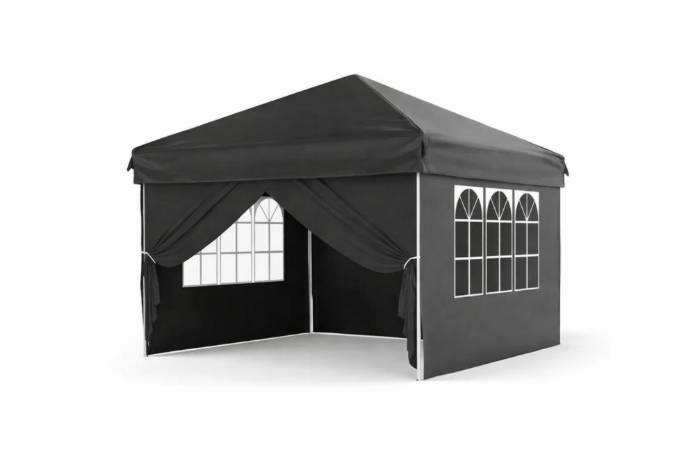 Tente de réception polyester noir