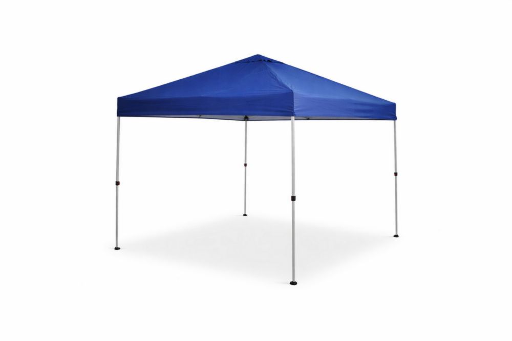 Tonnelle Pliante Carrée en Polyester Bleu