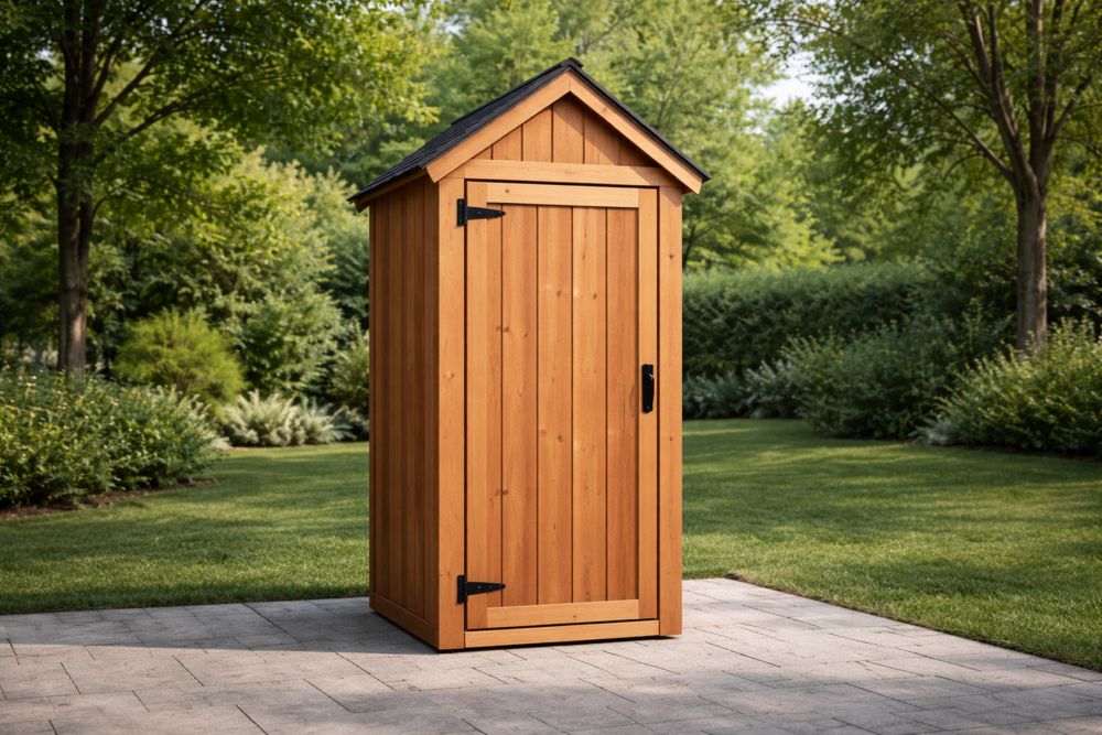 Abri de Jardin en Bois de Cèdre 200x90x90 cm