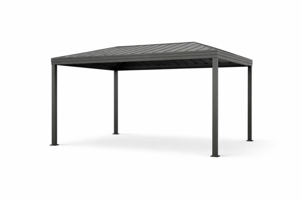 Tonnelle en aluminium Gris Anthracite 300x400 cm(L x l)