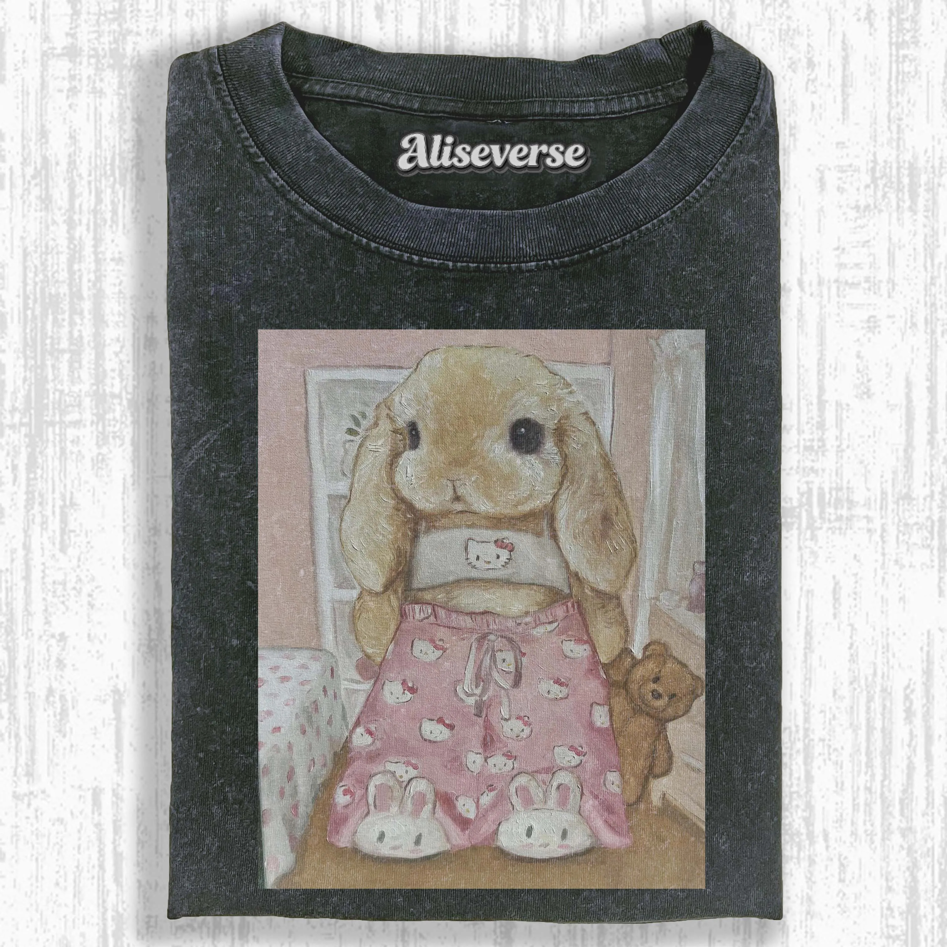 STAY-AT-HOME RABBITS T-SHIRT