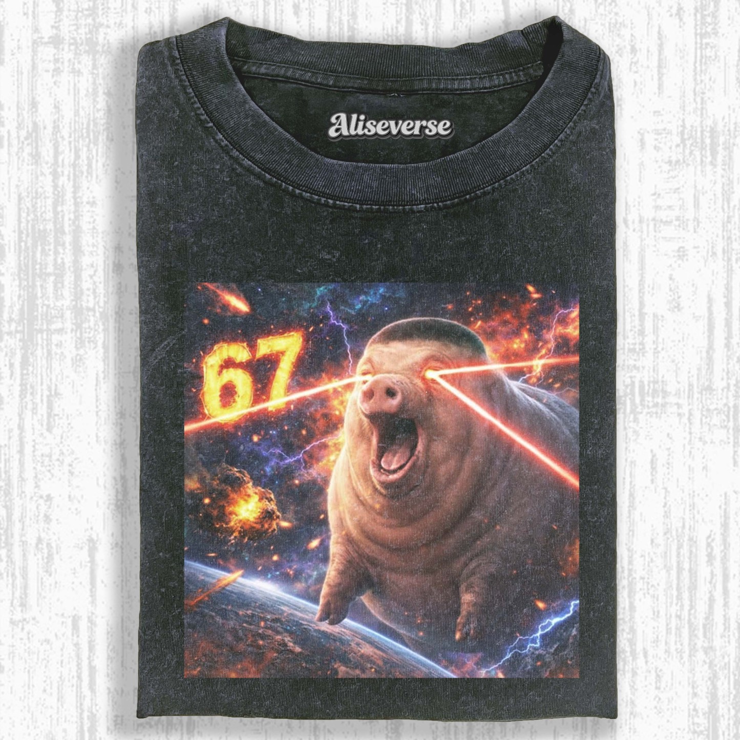 67 COSMIC PIG T-SHIRT