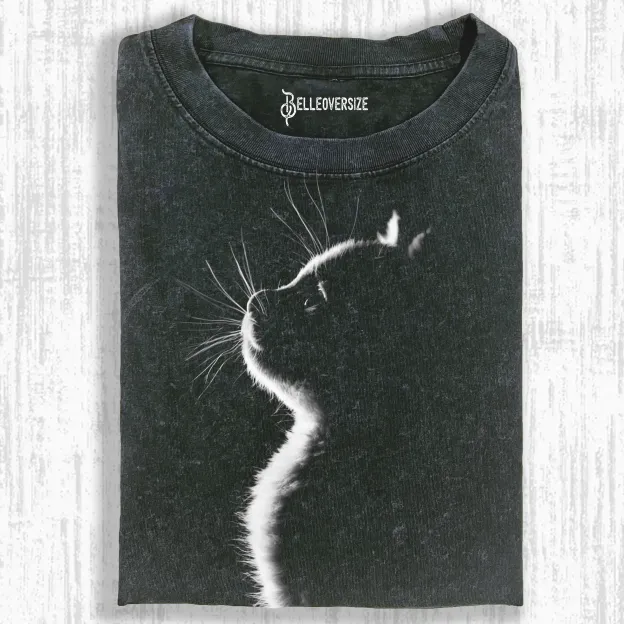 BACKLIT CAT T-SHIRT