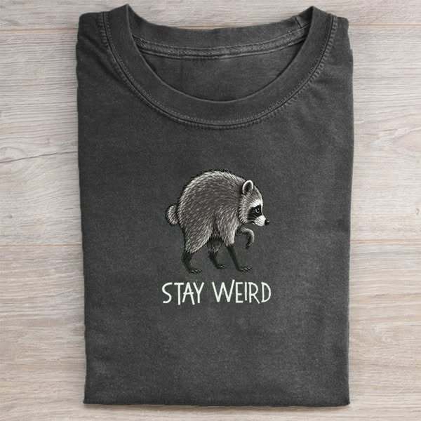 Jimothy Raccoon Embroidered Shirt