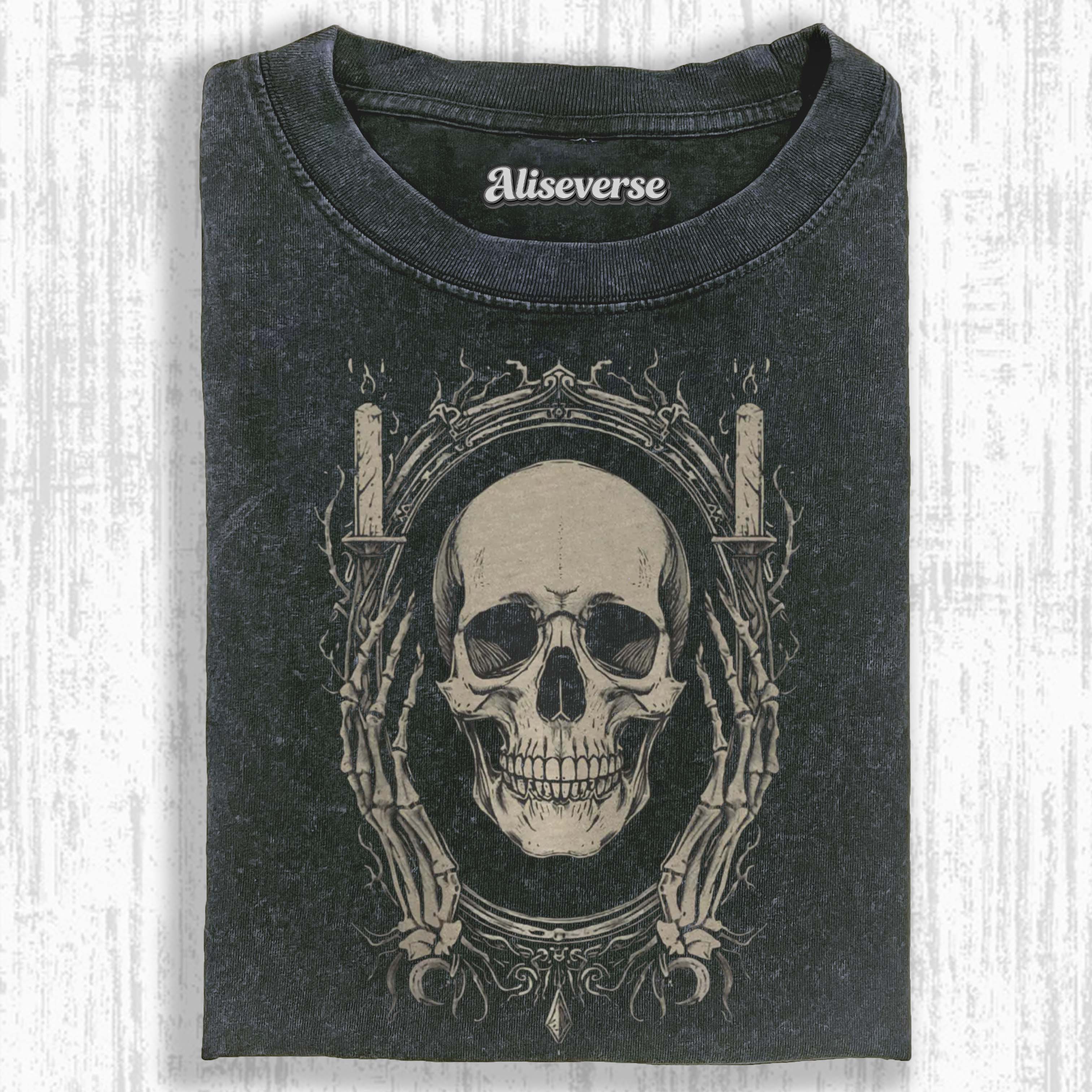DARK ACADEMIA SKELETON T-SHIRT