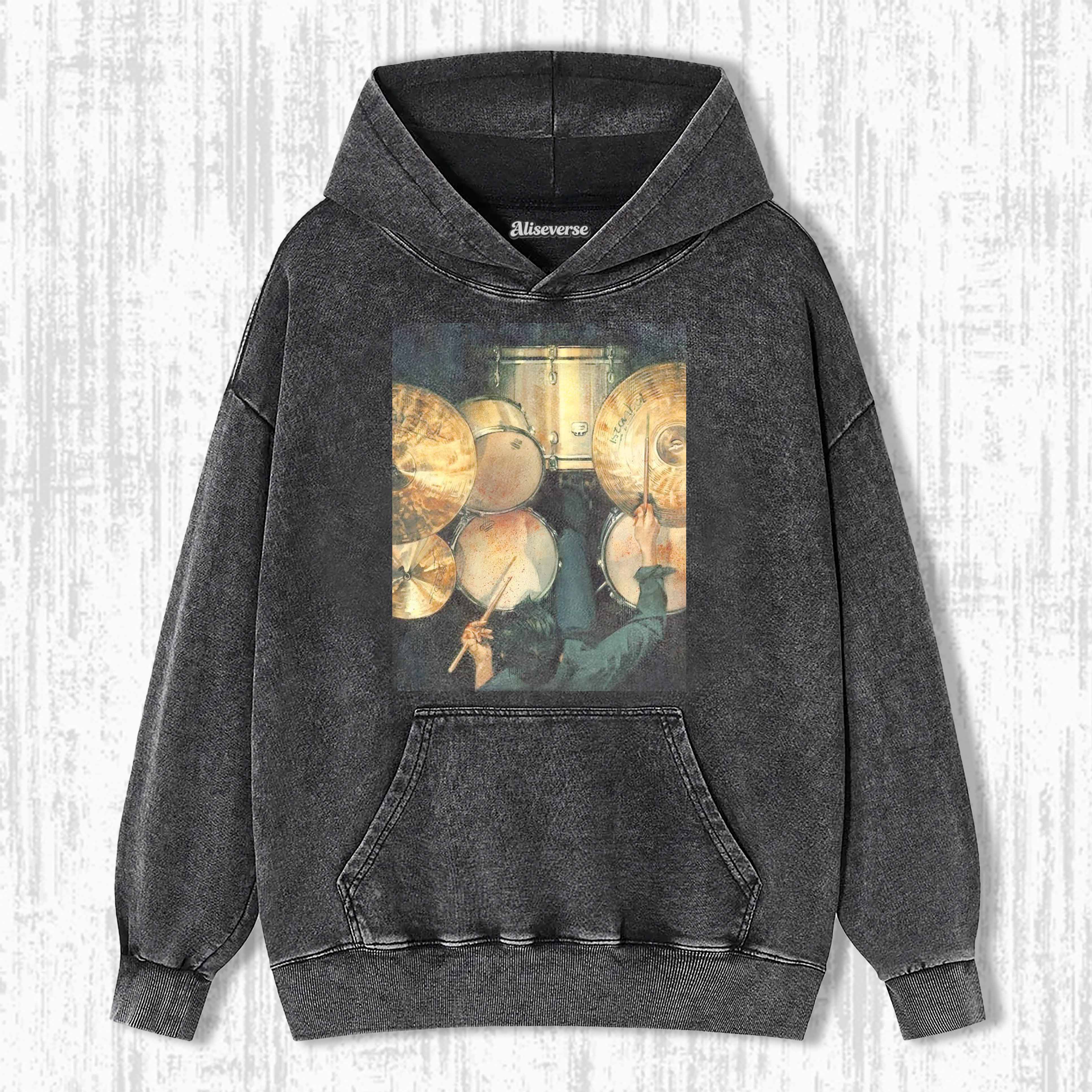 DRUM CLOSE UP HOODIE