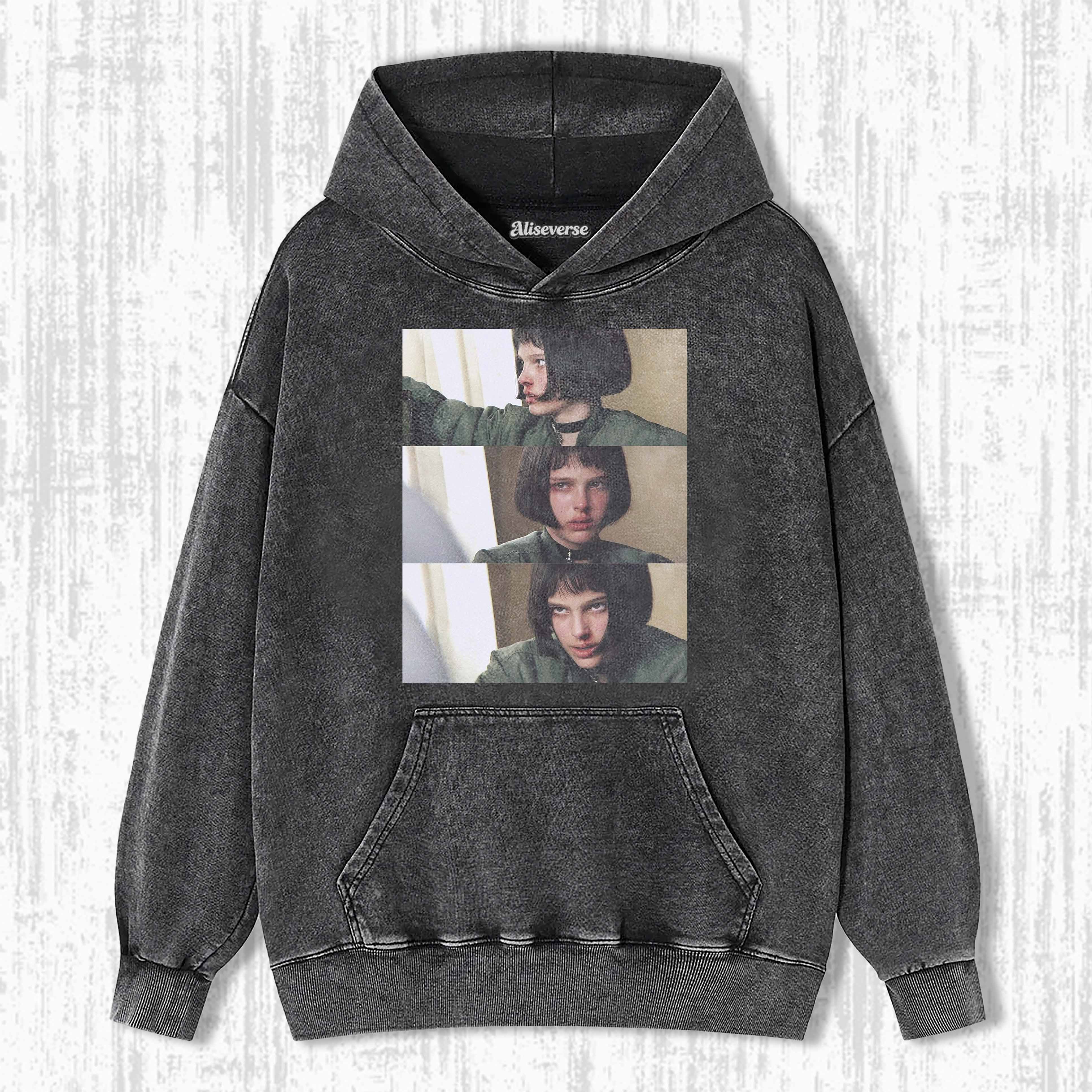 EMOTIONAL GIRL VINTAGE TRIPTYCH HOODIE