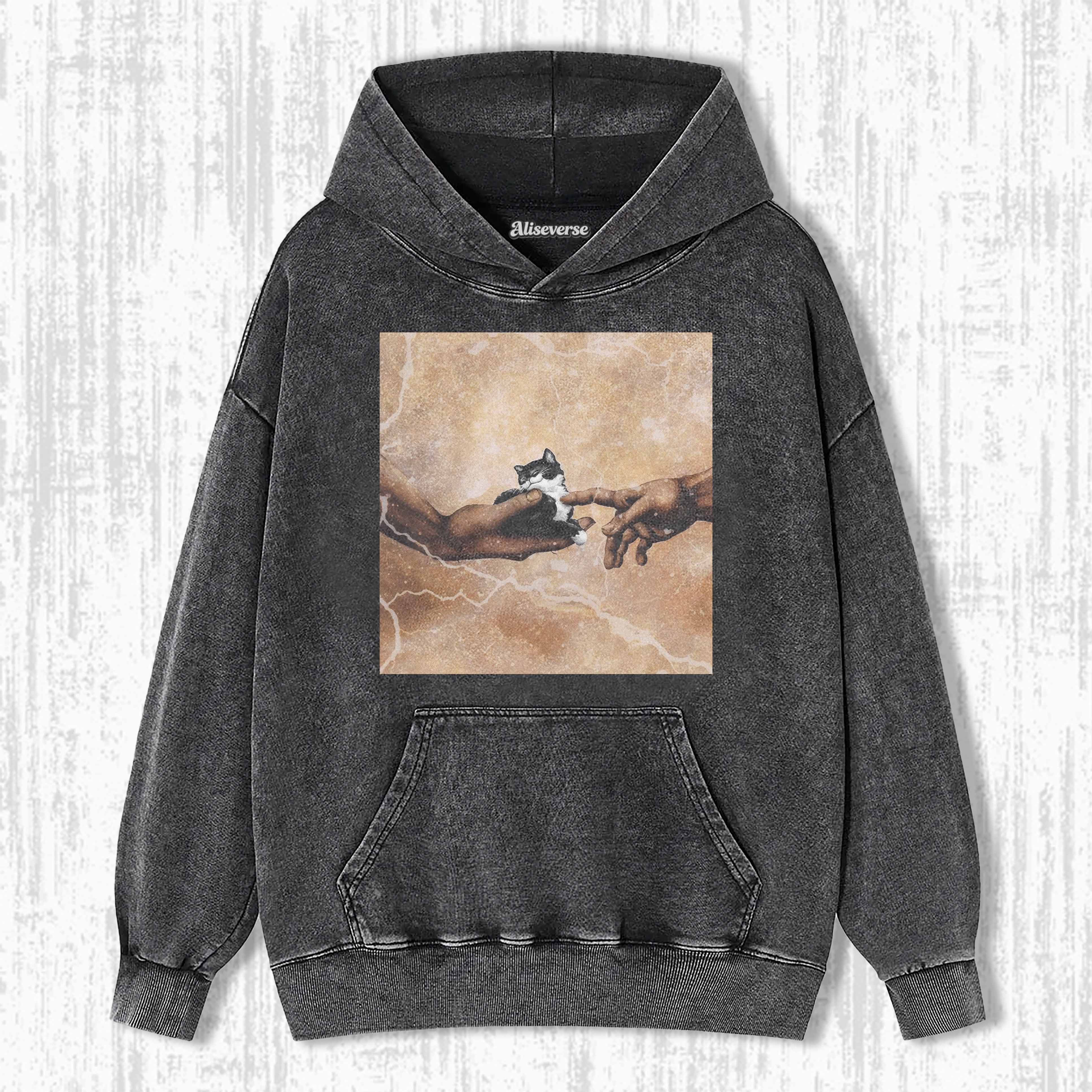 FUNNY CAT HOODIE