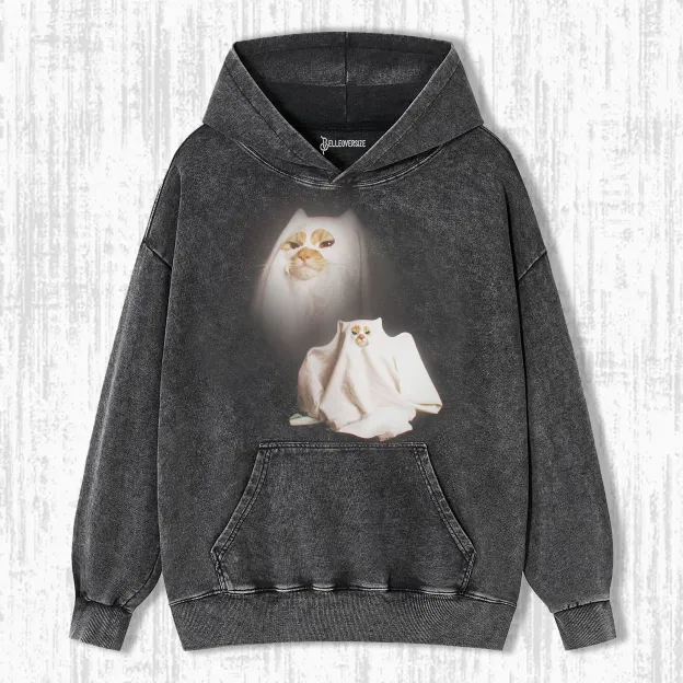 GHOST KITTEN HOODIE