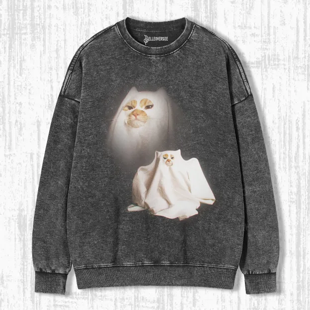 GHOST KITTEN SWEATSHIRTS