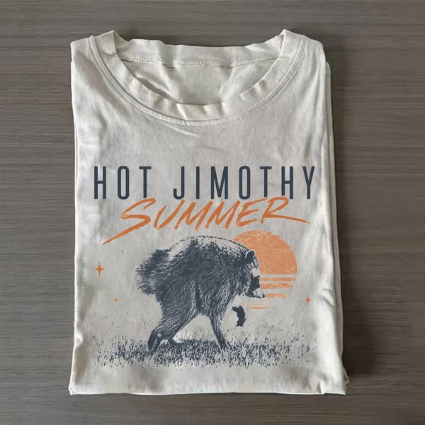 Hot Jimothy Summer Raccoon T-Shirt