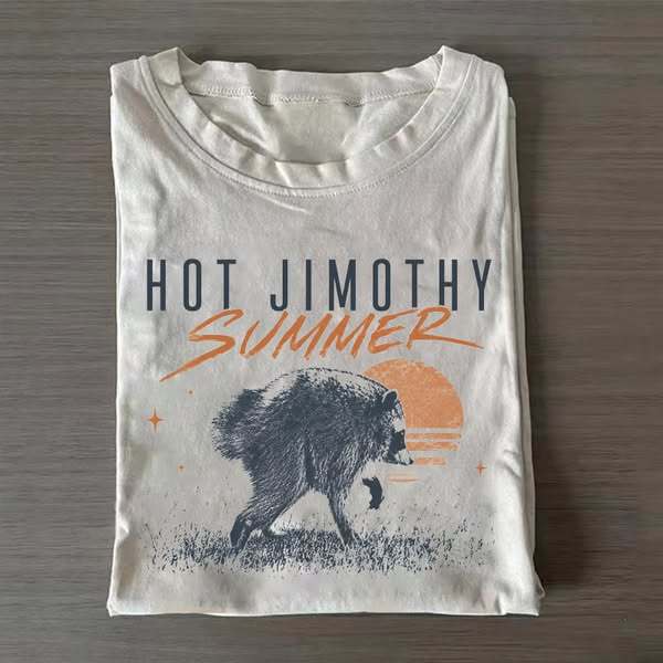 Hot Jimothy Summer Raccoon T-Shirt