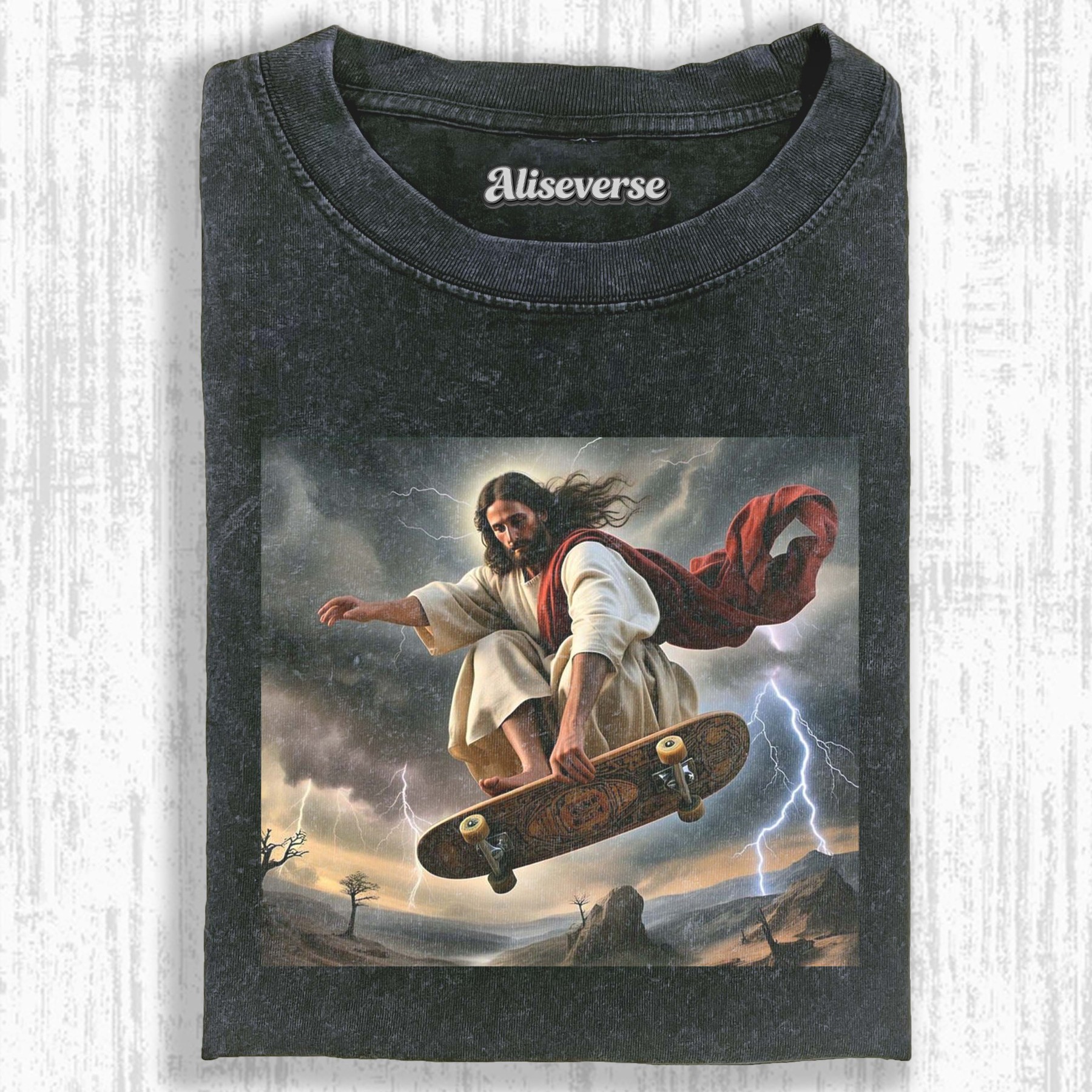 KNOTTED MIDDLE FINGER T-SHIRT