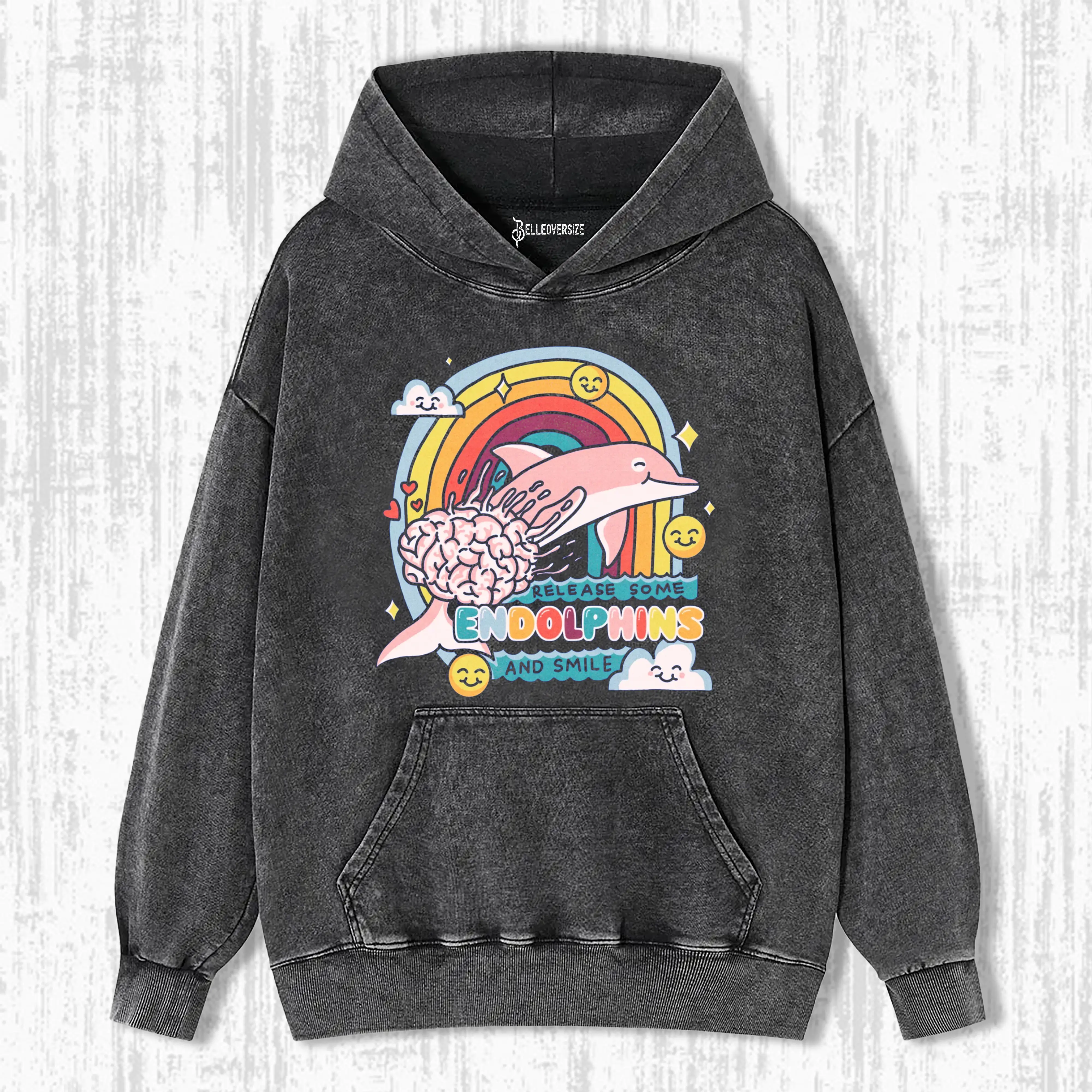 JUMPING DOLPHIN HOODIE