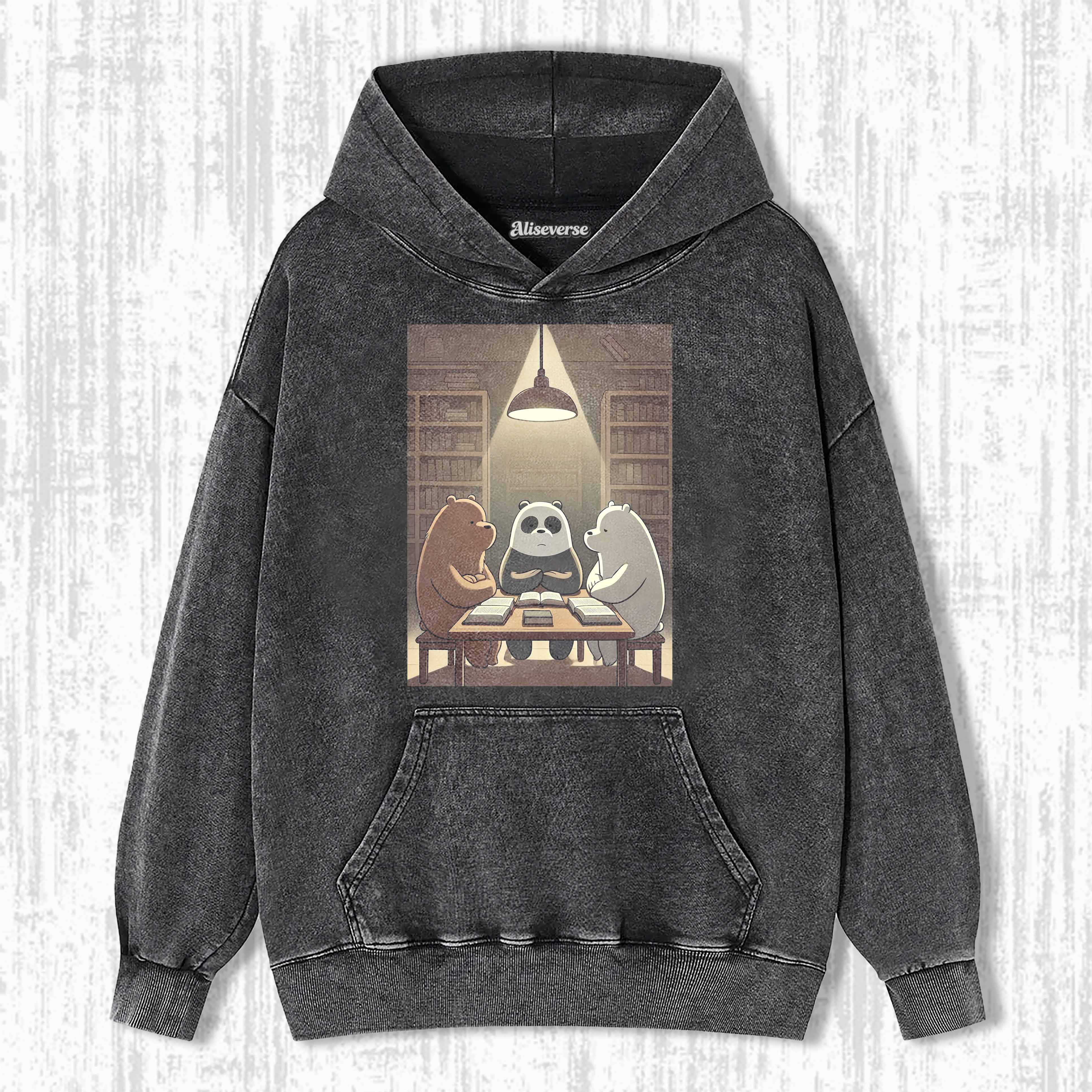 LIBRARY BEAR SQUAD HOODIE