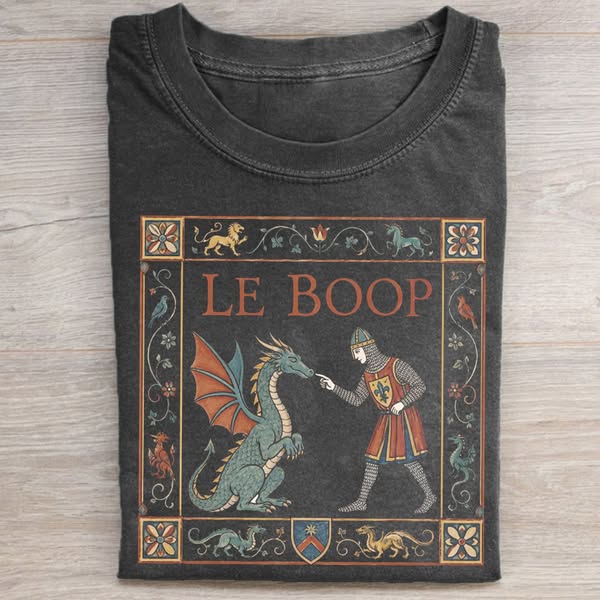 Le Boop Dragon Medieval T-Shirt