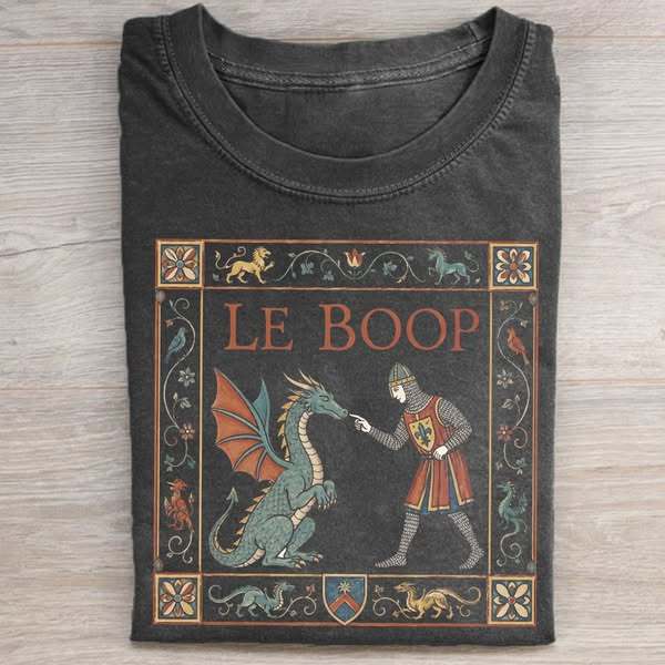 Le Boop Dragon Medieval T-Shirt