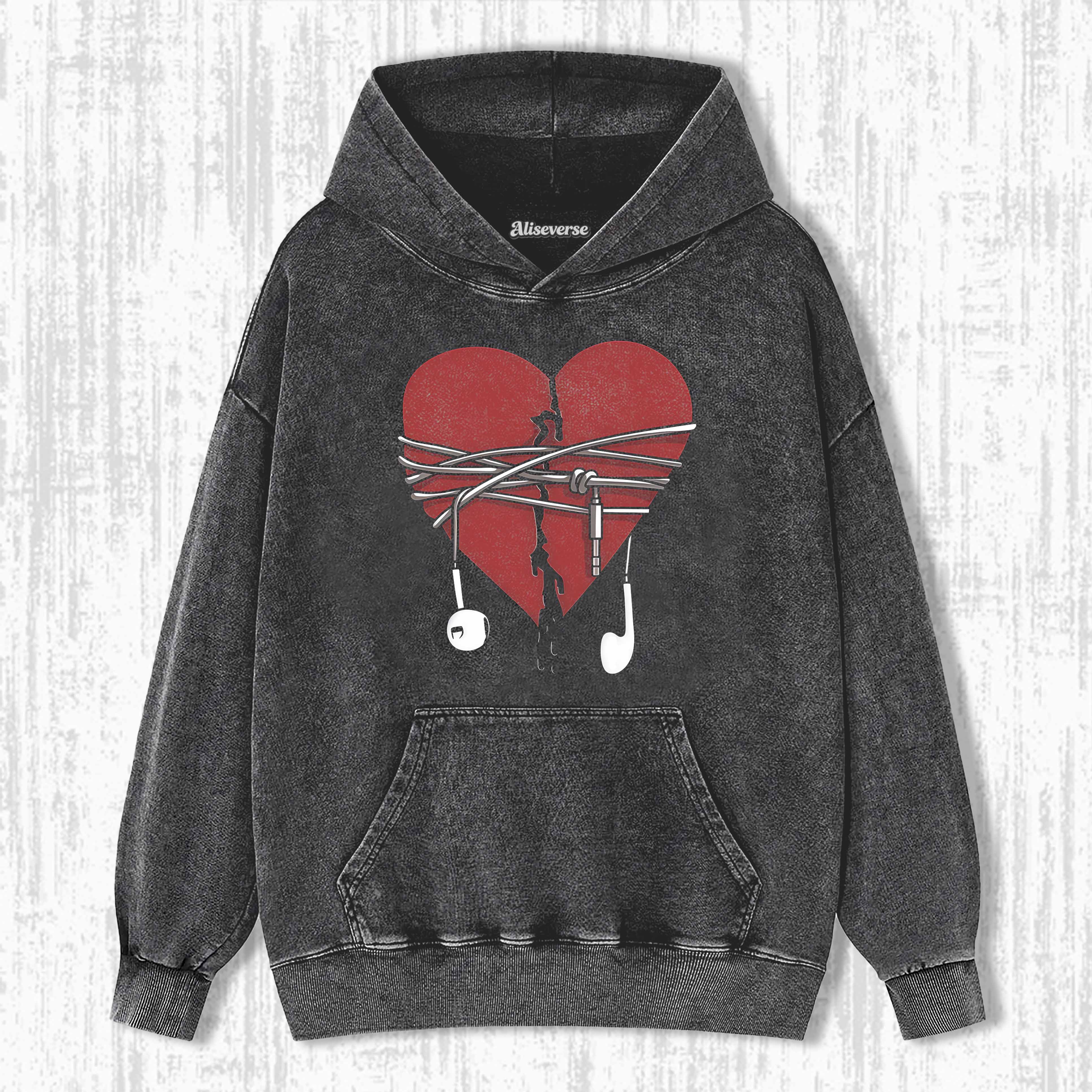 MEND HEART WITH MUSIC HOODIE