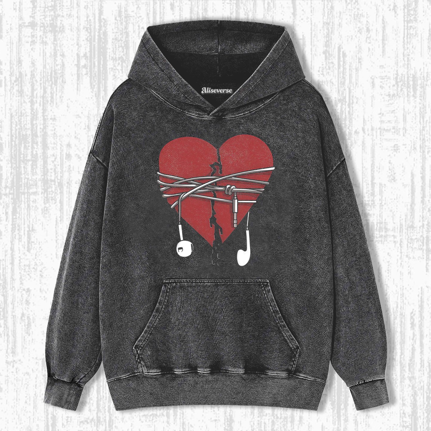 MEND HEART WITH MUSIC HOODIE