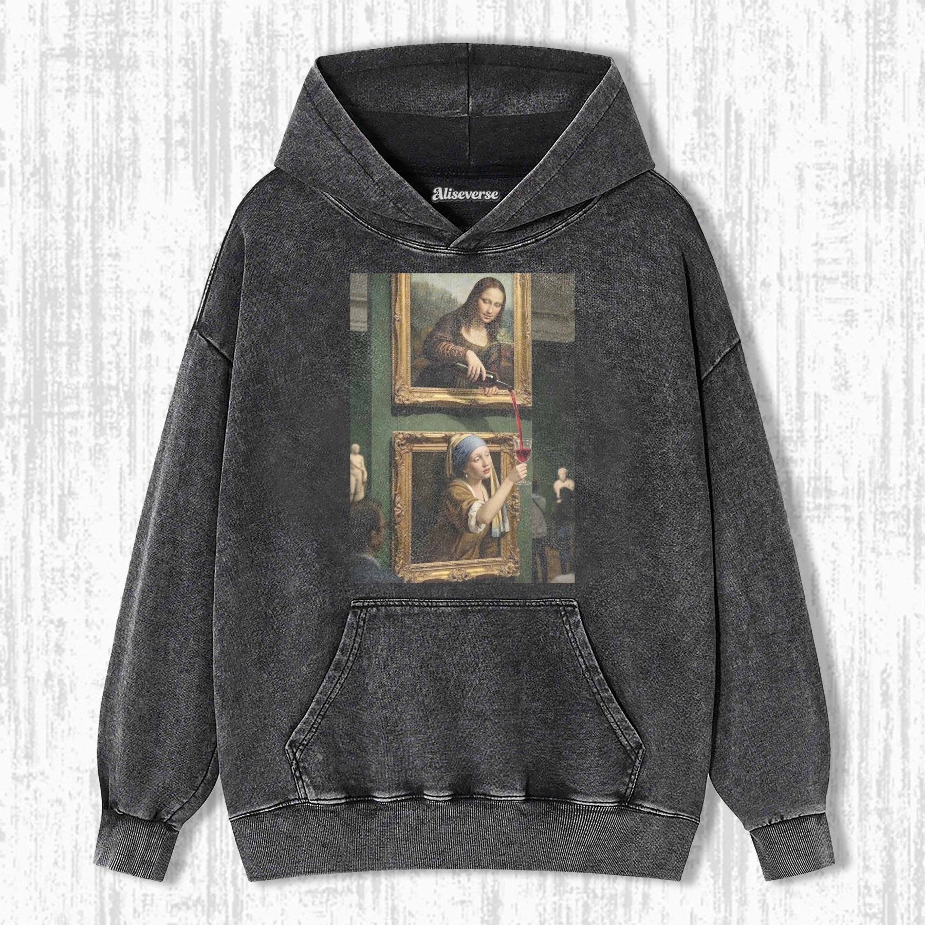 MONA LISA & GIRL WITH A PEARL EARRING HOODIE