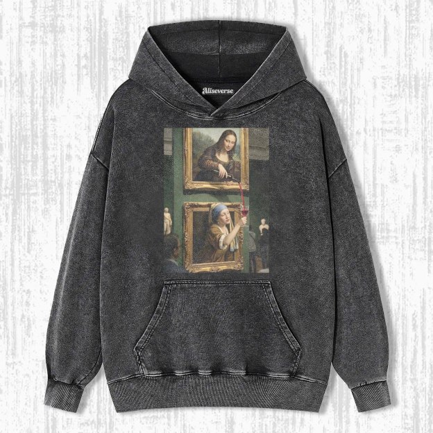 MONA LISA & GIRL WITH A PEARL EARRING HOODIE