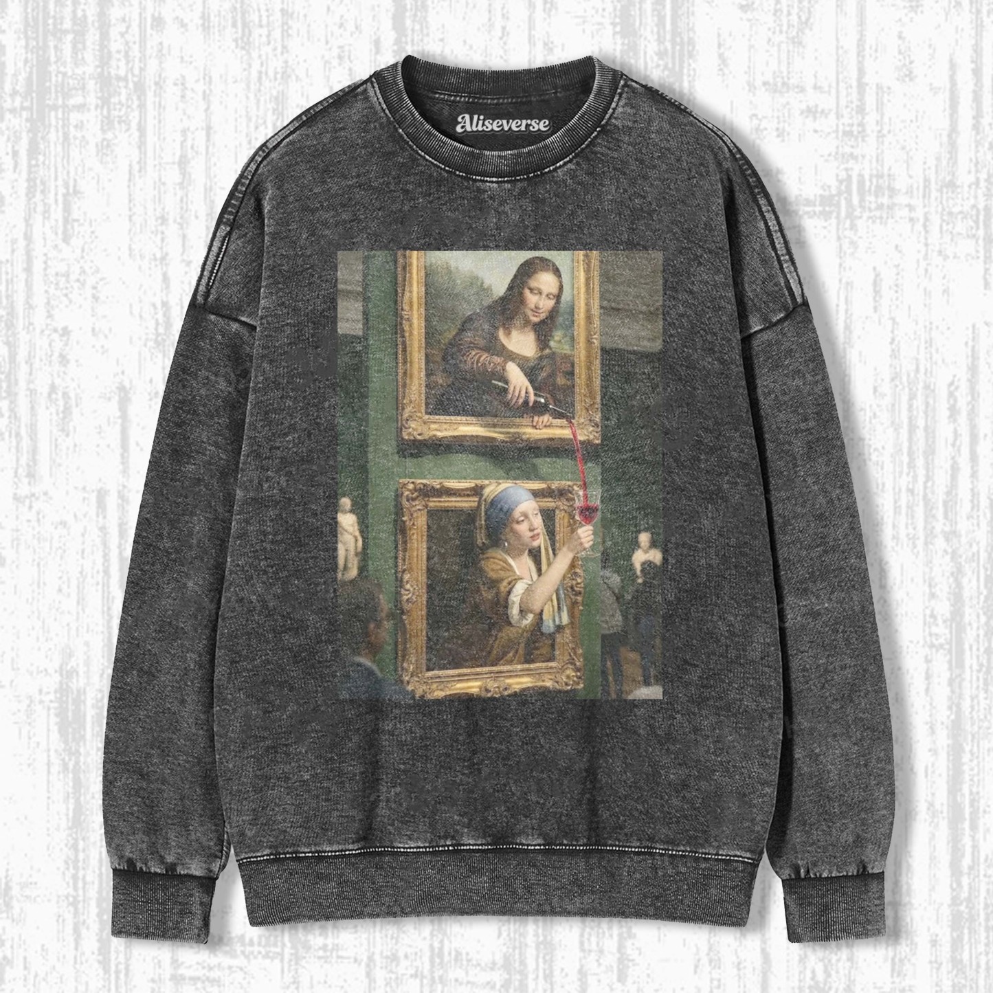 MONA LISA & GIRL WITH A PEARL EARRING SWEATSHIRTS