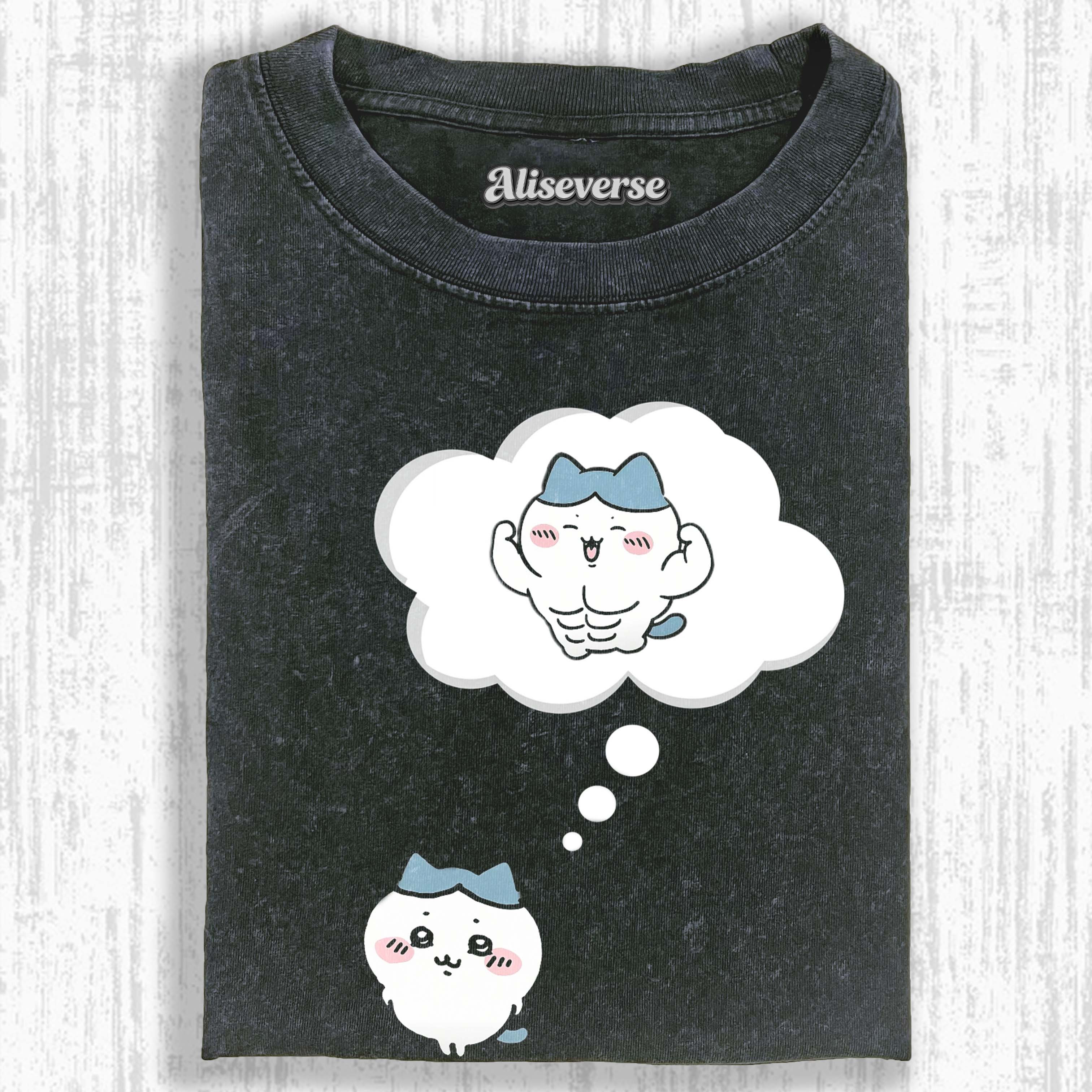 MUSCLE DREAM CAT T-SHIRT 