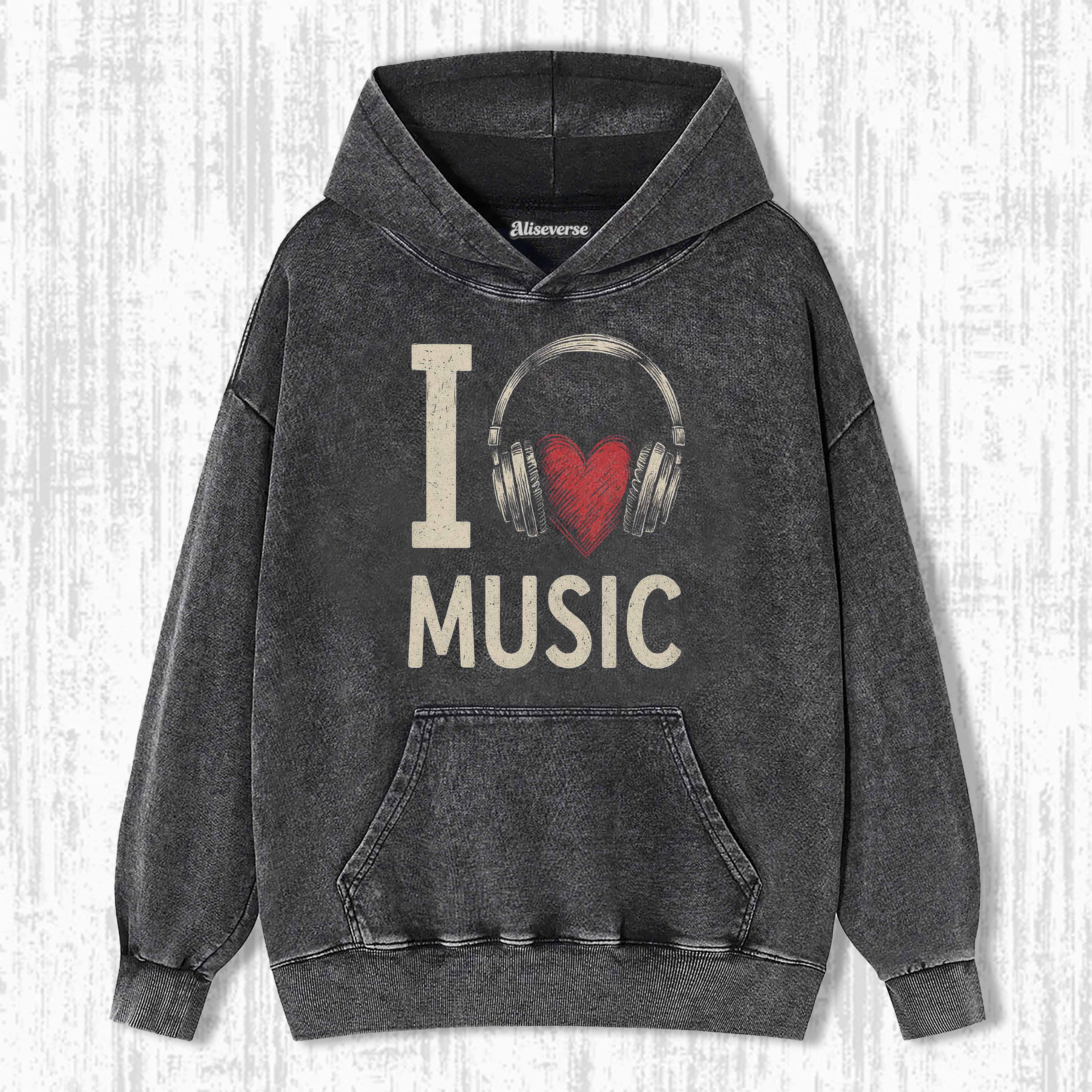 MUSIC IS MY LOVE HOODIE