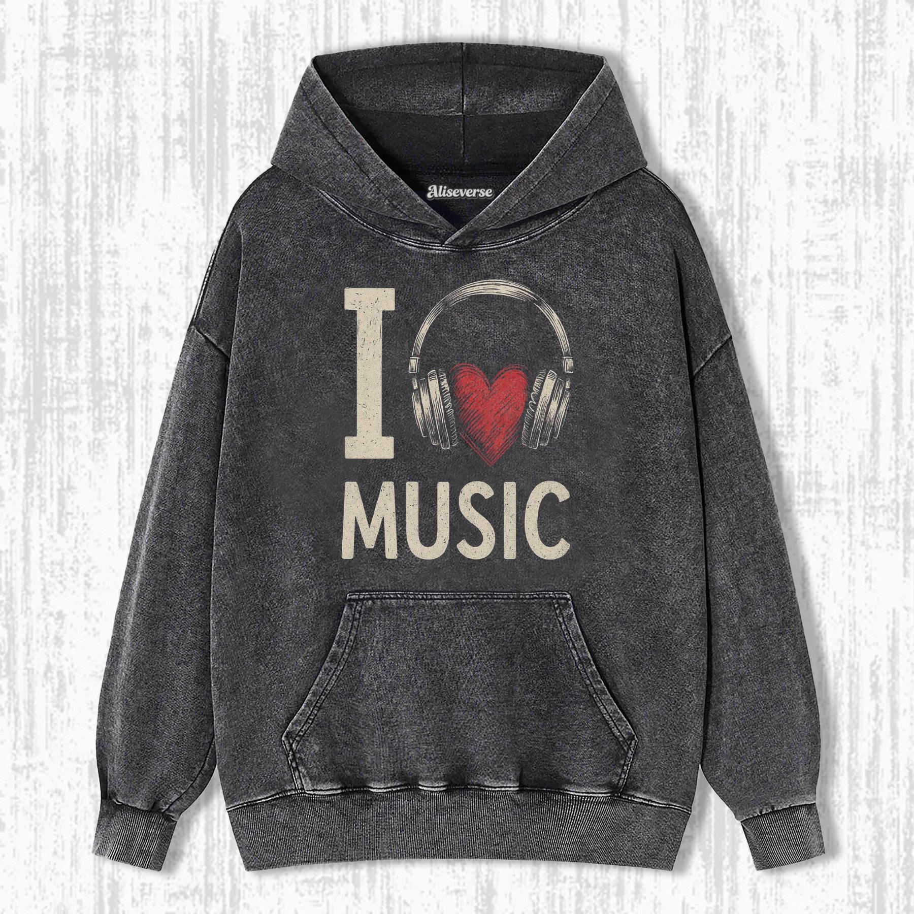 MUSIC IS MY LOVE HOODIE