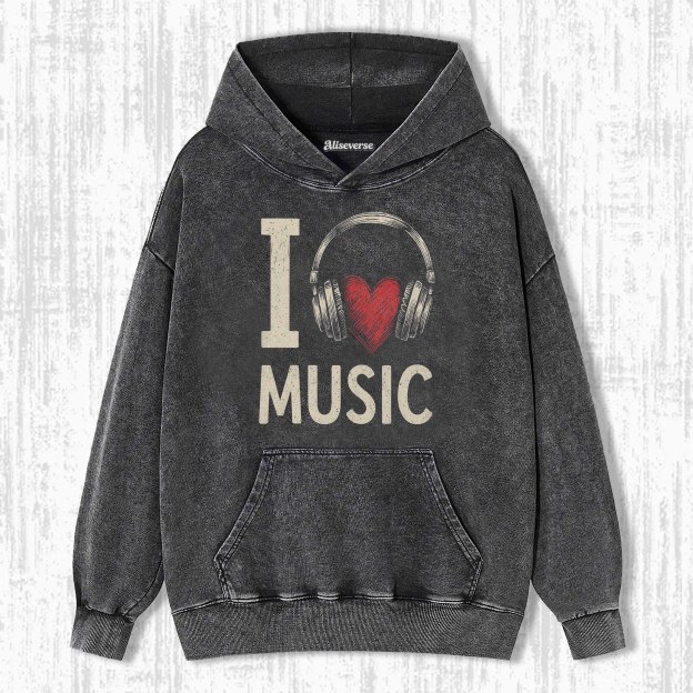 MUSIC IS MY LOVE HOODIE