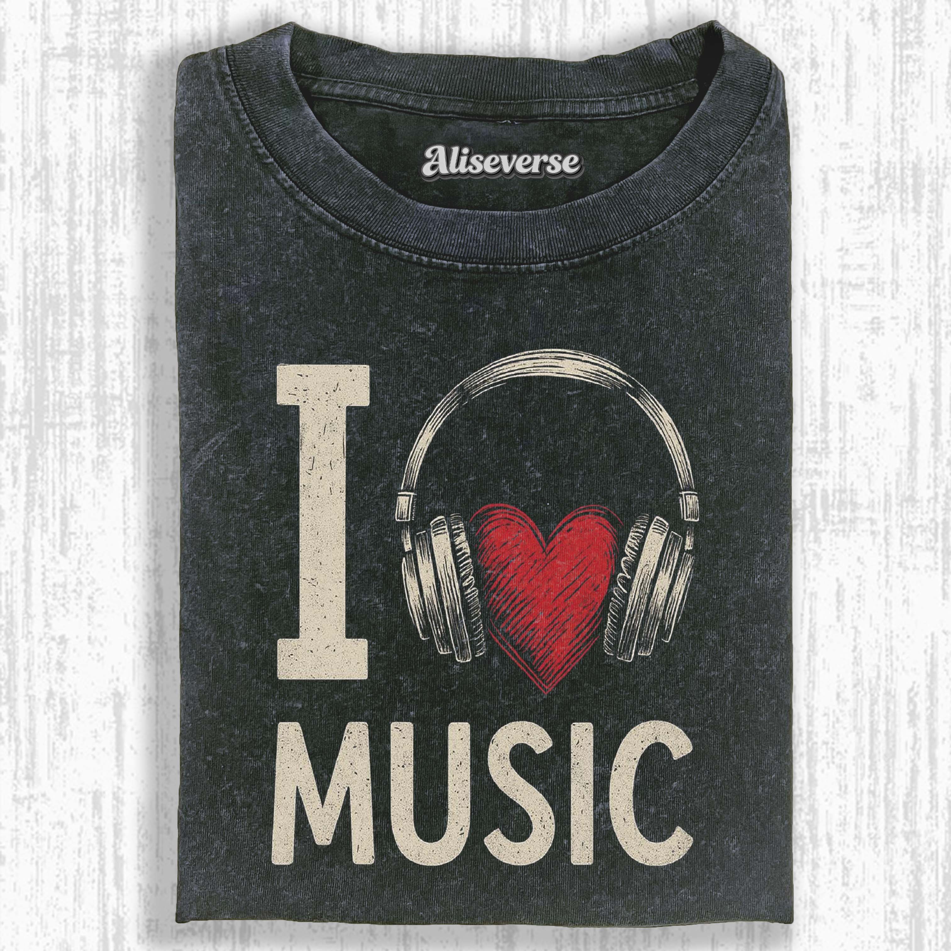 MUSIC IS MY LOVE T-SHIRT