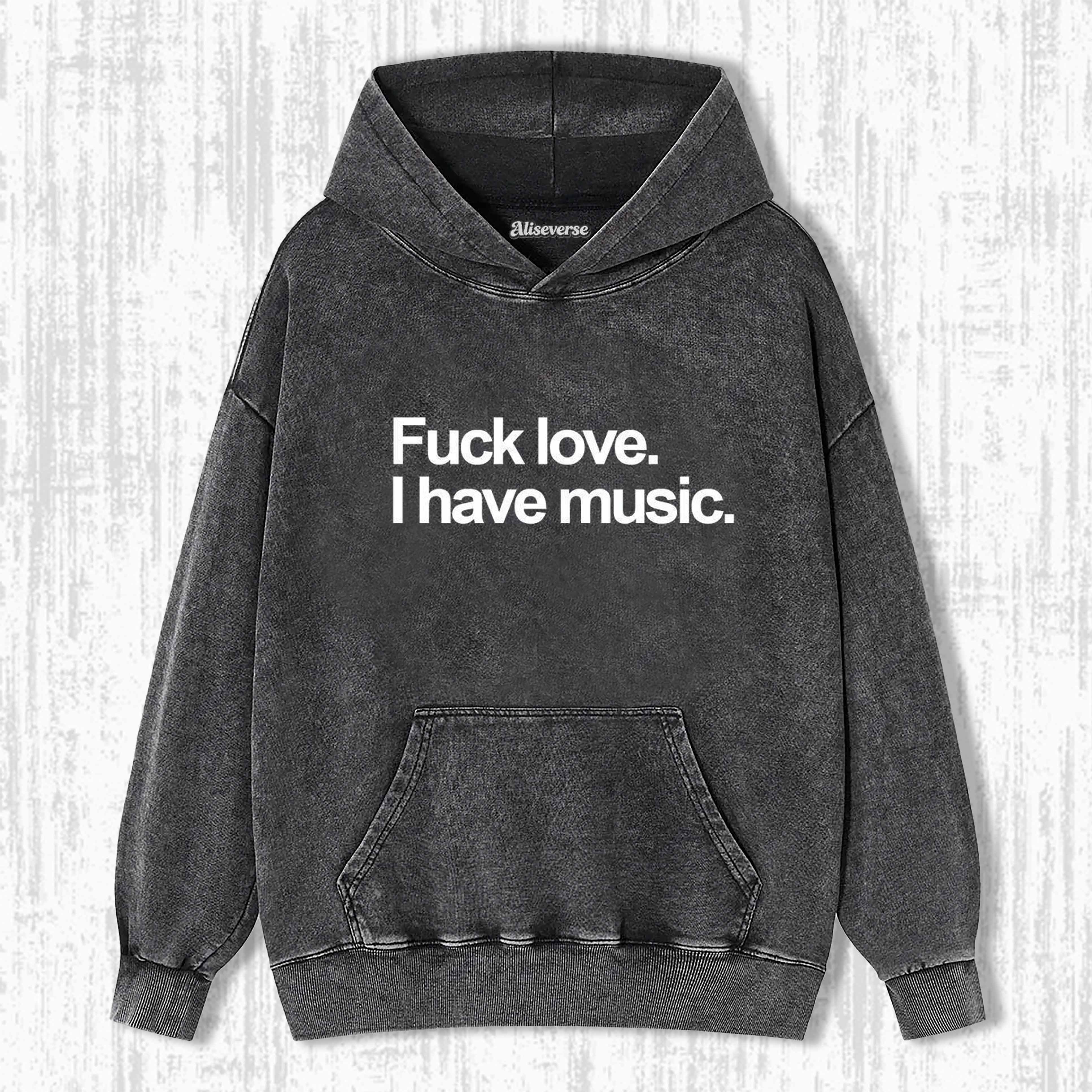 MUSIC OVER EVERYTHING HOODIE