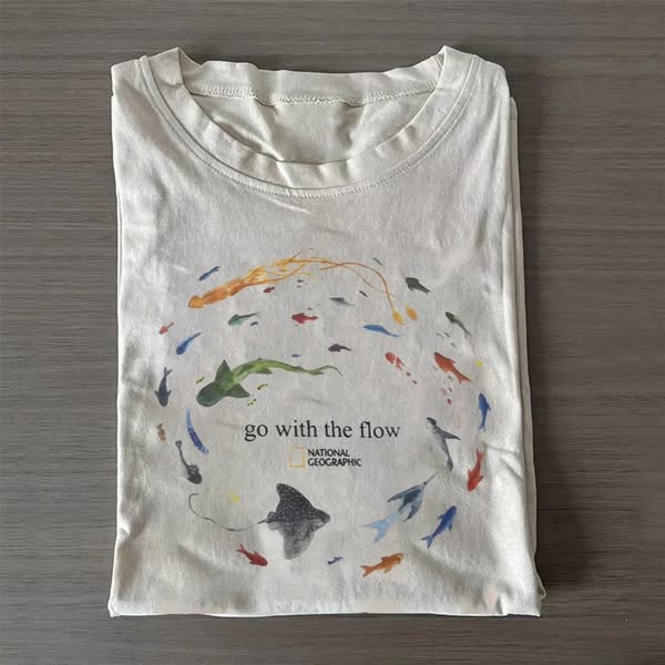 Marine Animals Go With The Flow T-Shirt