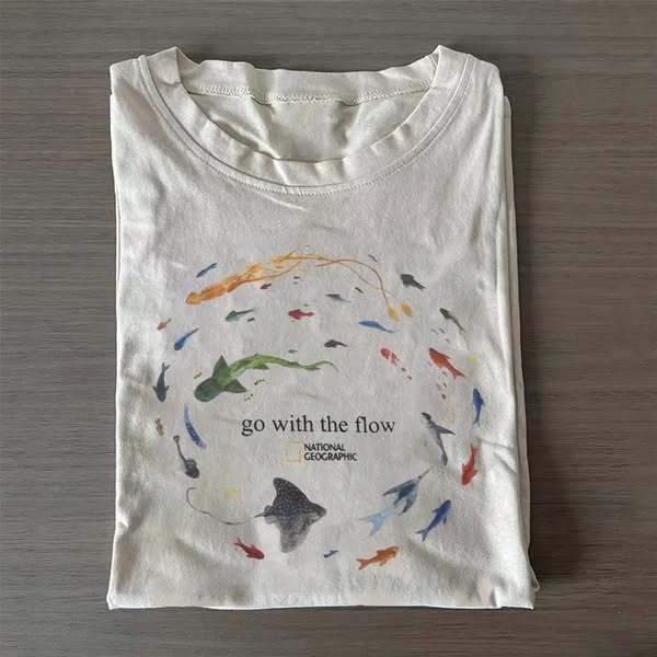Marine Animals Go With The Flow T-Shirt