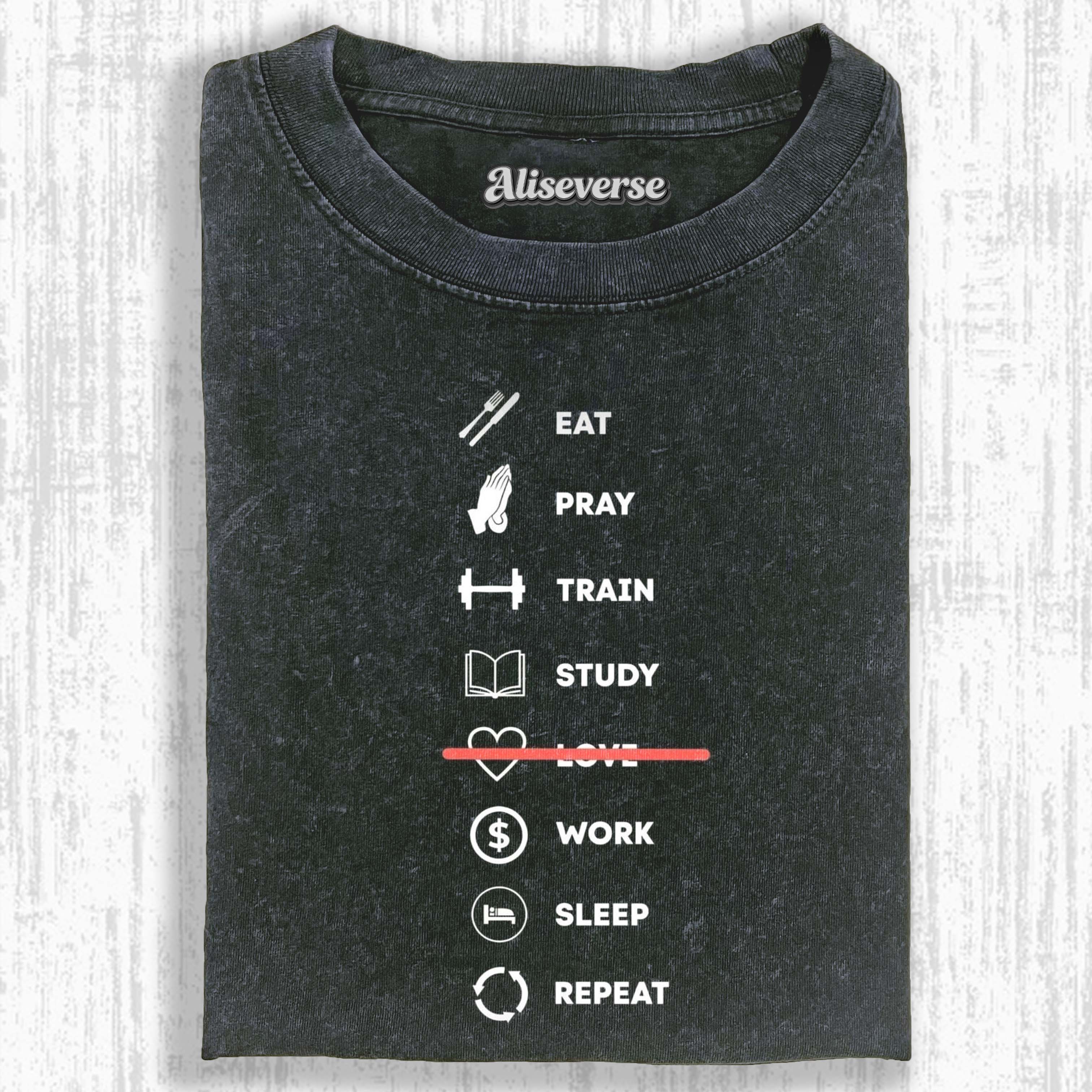 NO LOVE MODE ON T-SHIRT