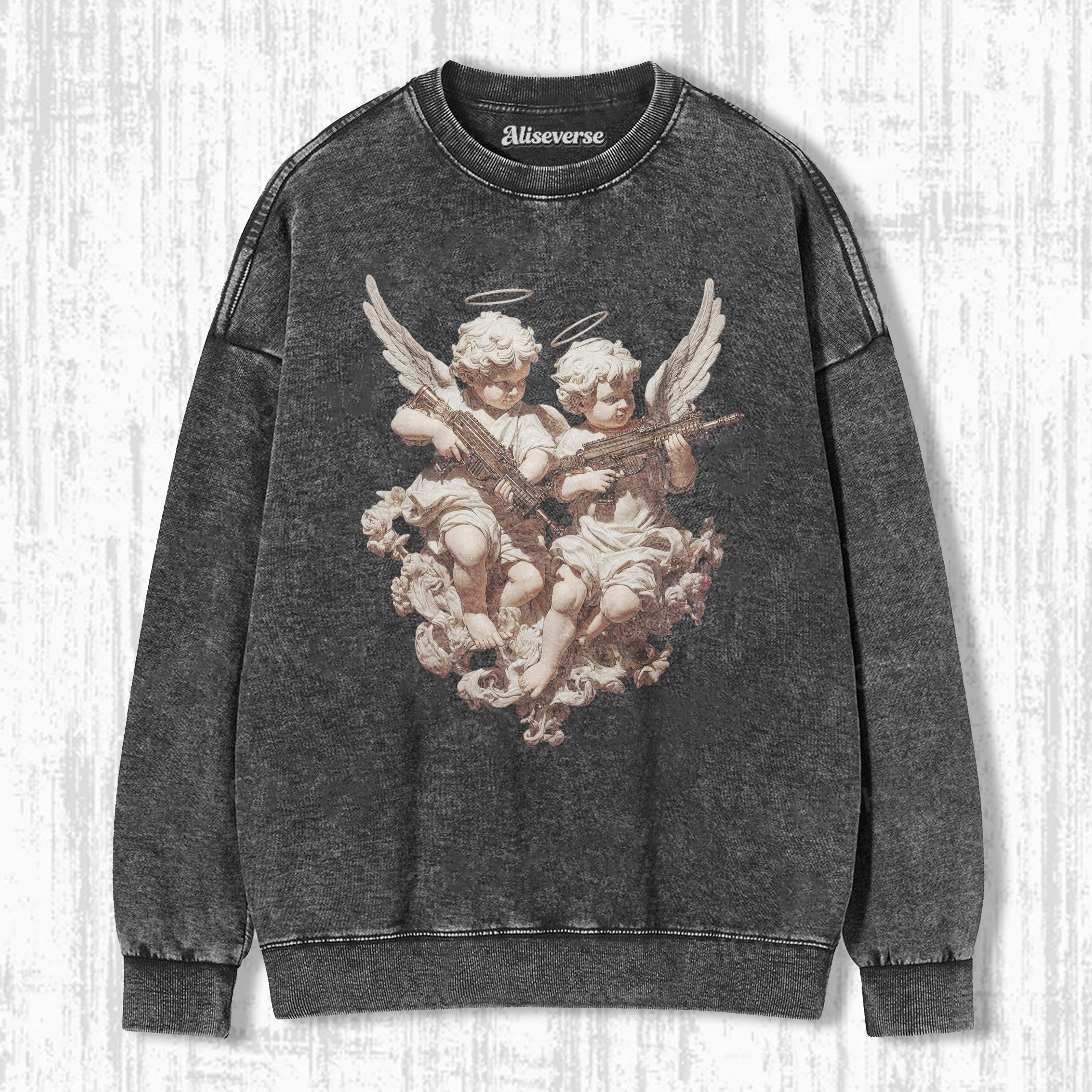 REBEL ANGEL BABY SWEATSHIRTS