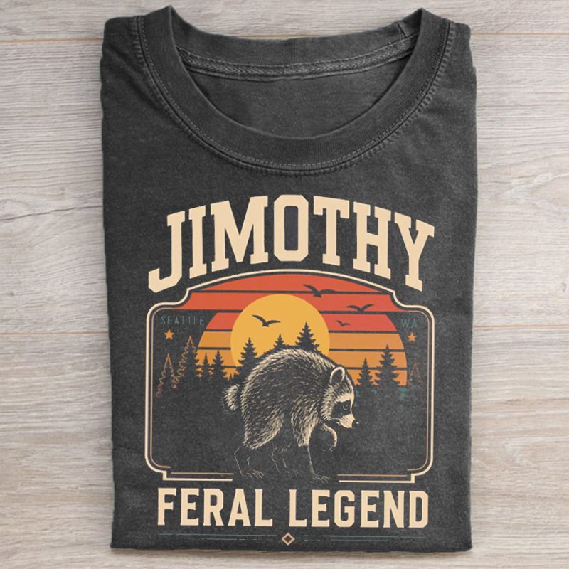Retro Jimothy Raccoon T-shirt