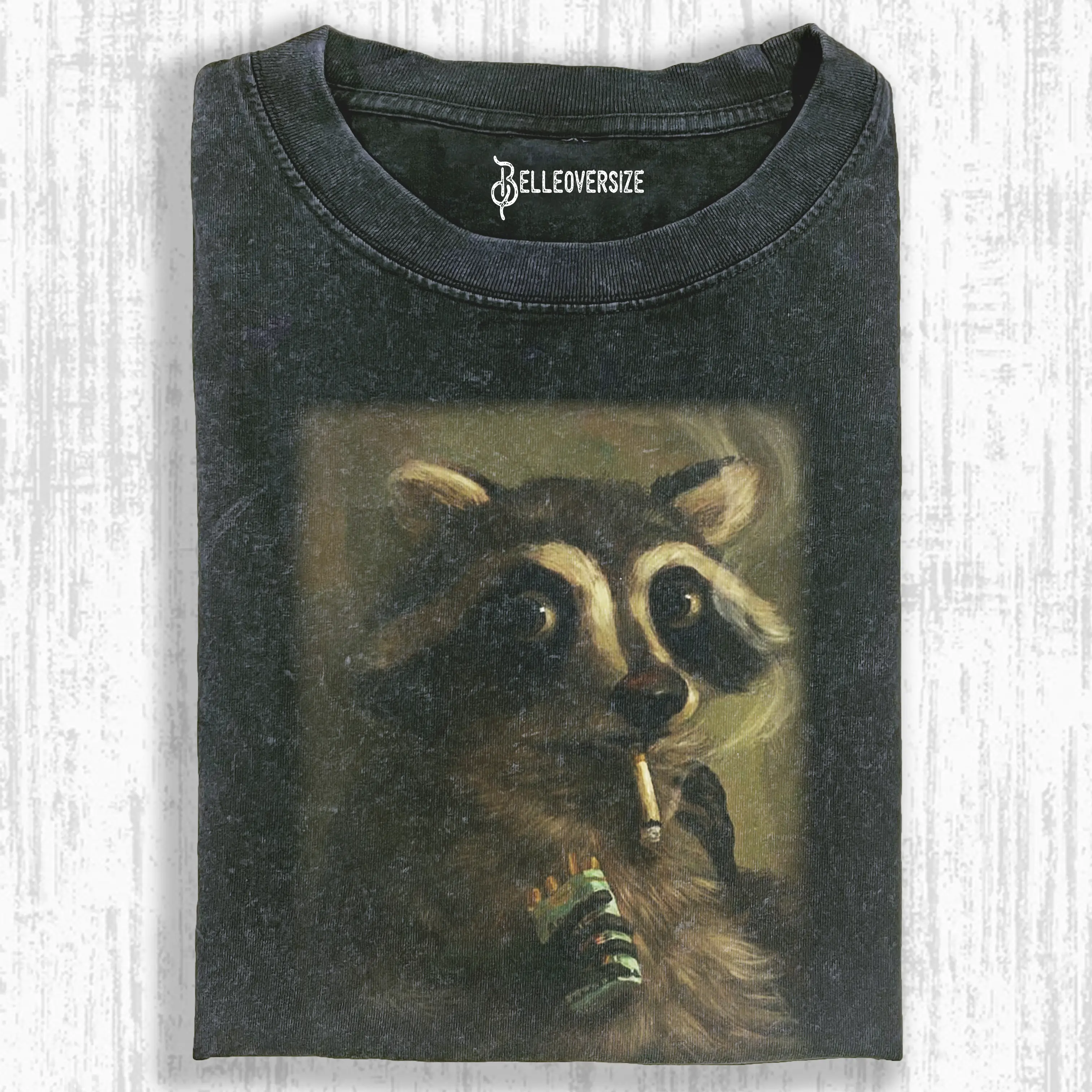 SMOKING RACCOON T-SHIRT