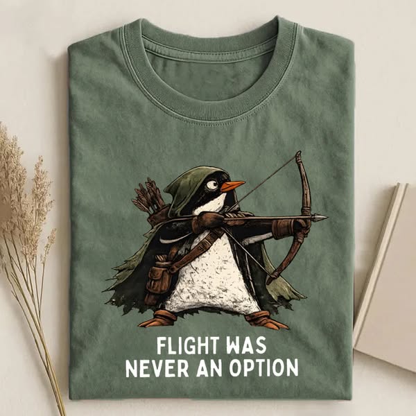 Tactical Penguin Flight Was Never An Option T-Shirt