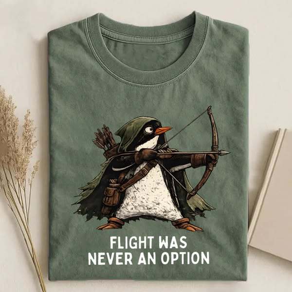 Tactical Penguin Flight Was Never An Option T-Shirt