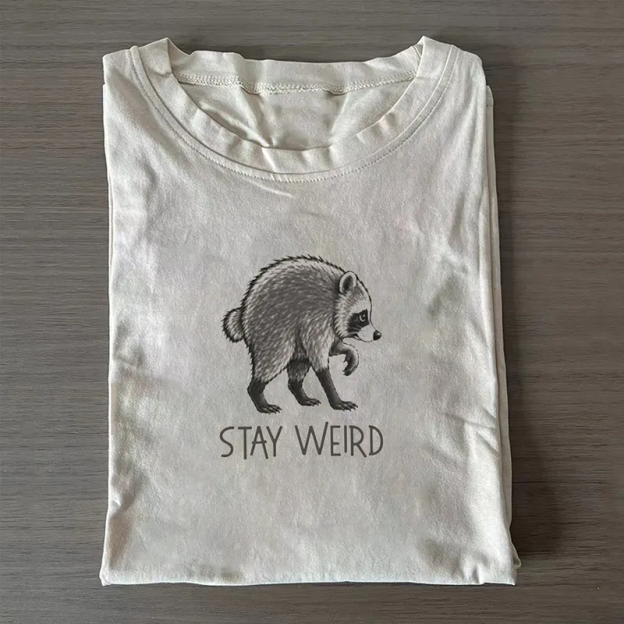 Jimothy Raccoon Embroidered Shirt