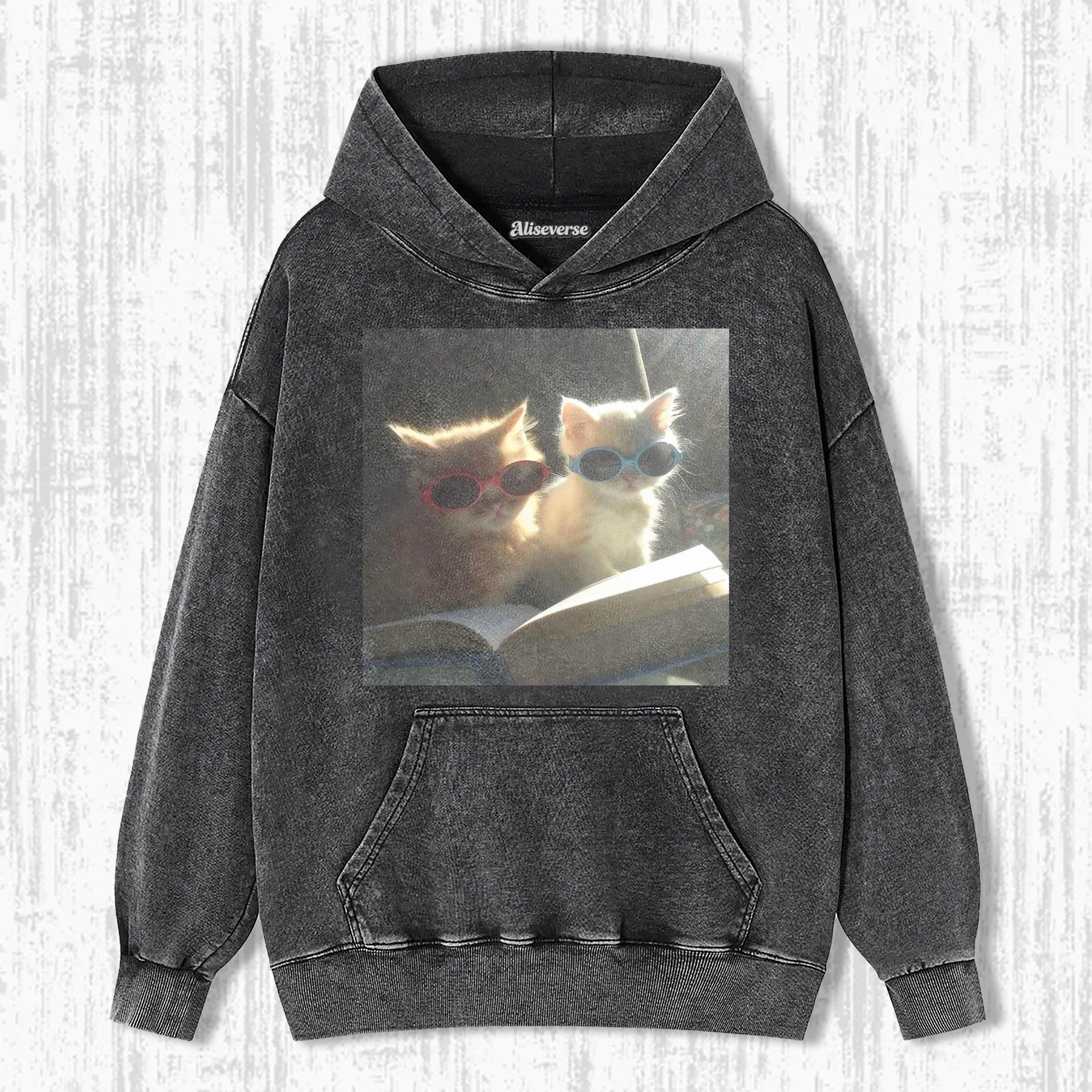 WACKY CAT HOODIE 