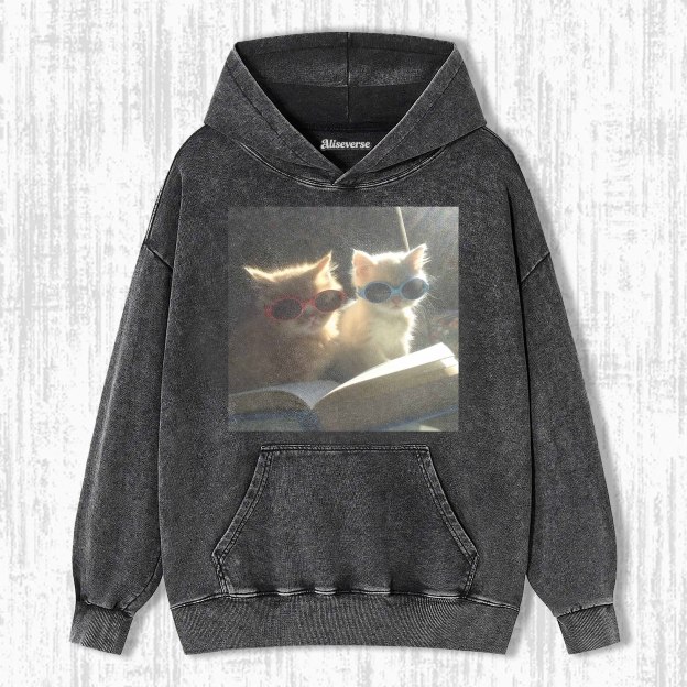 WACKY CAT HOODIE 