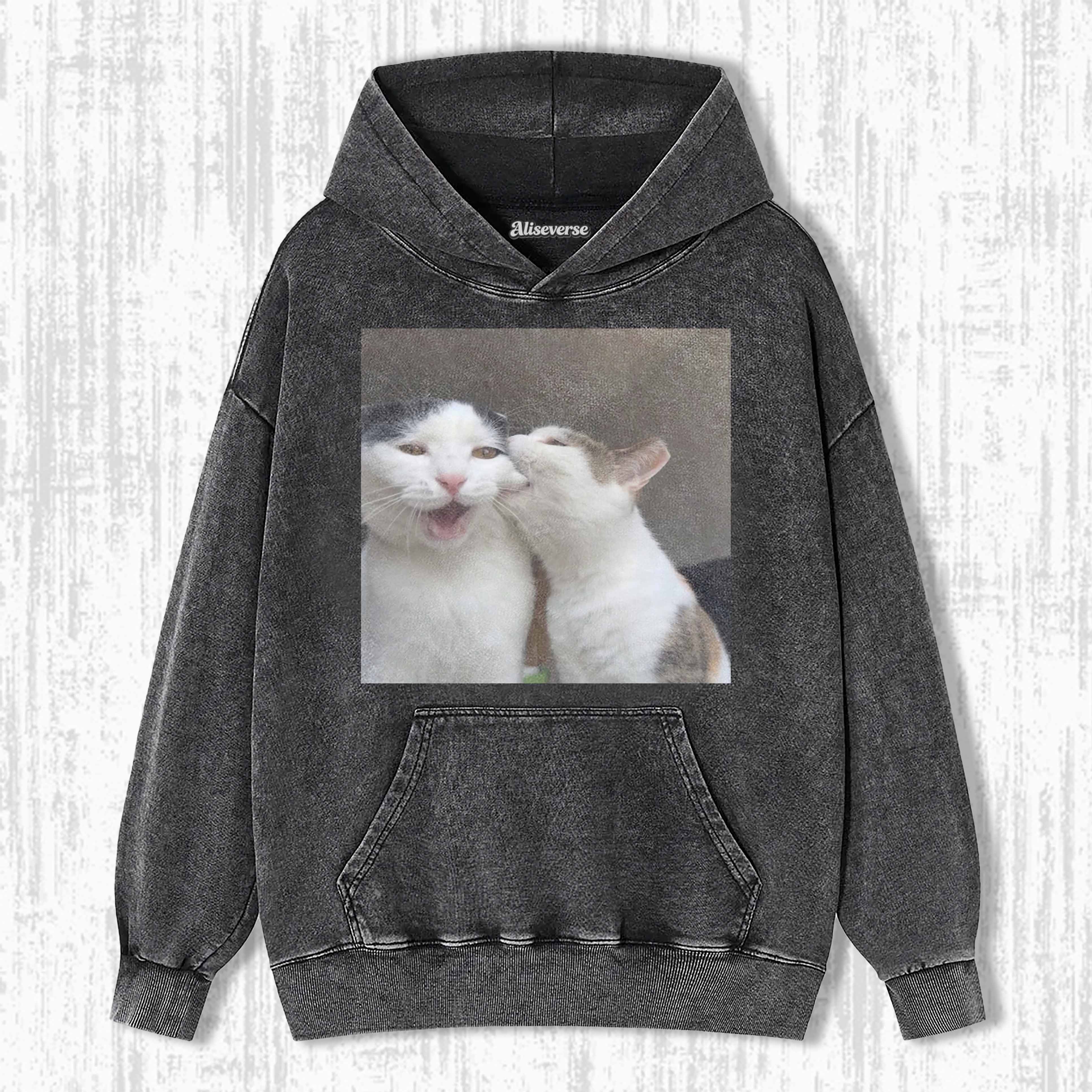 WACKY CAT HOODIE 