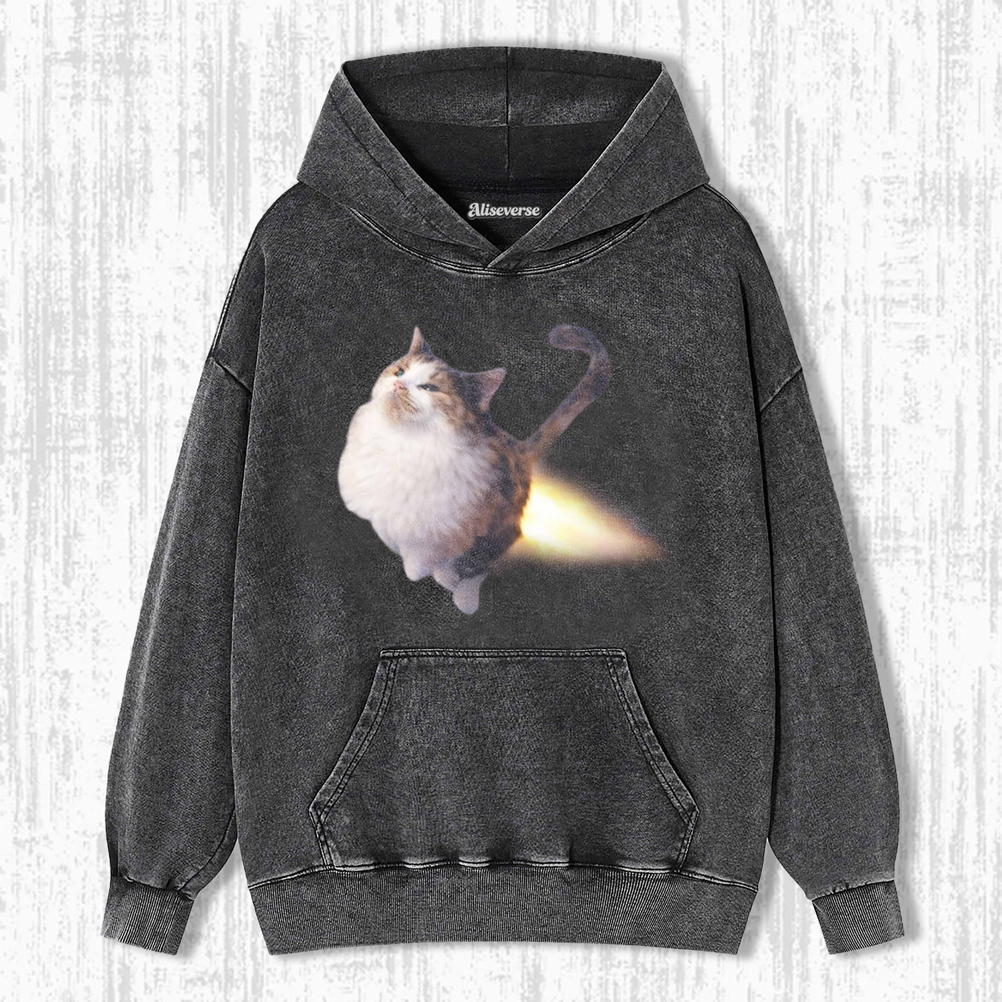 WACKY CAT HOODIE 