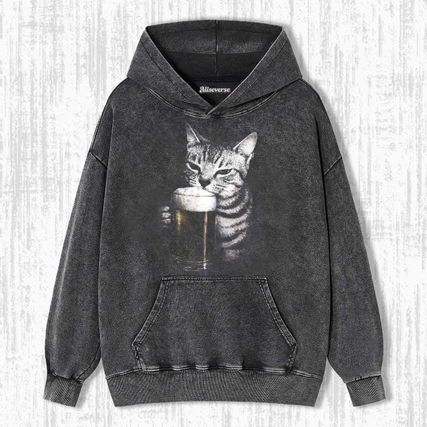 WACKY CAT HOODIE 