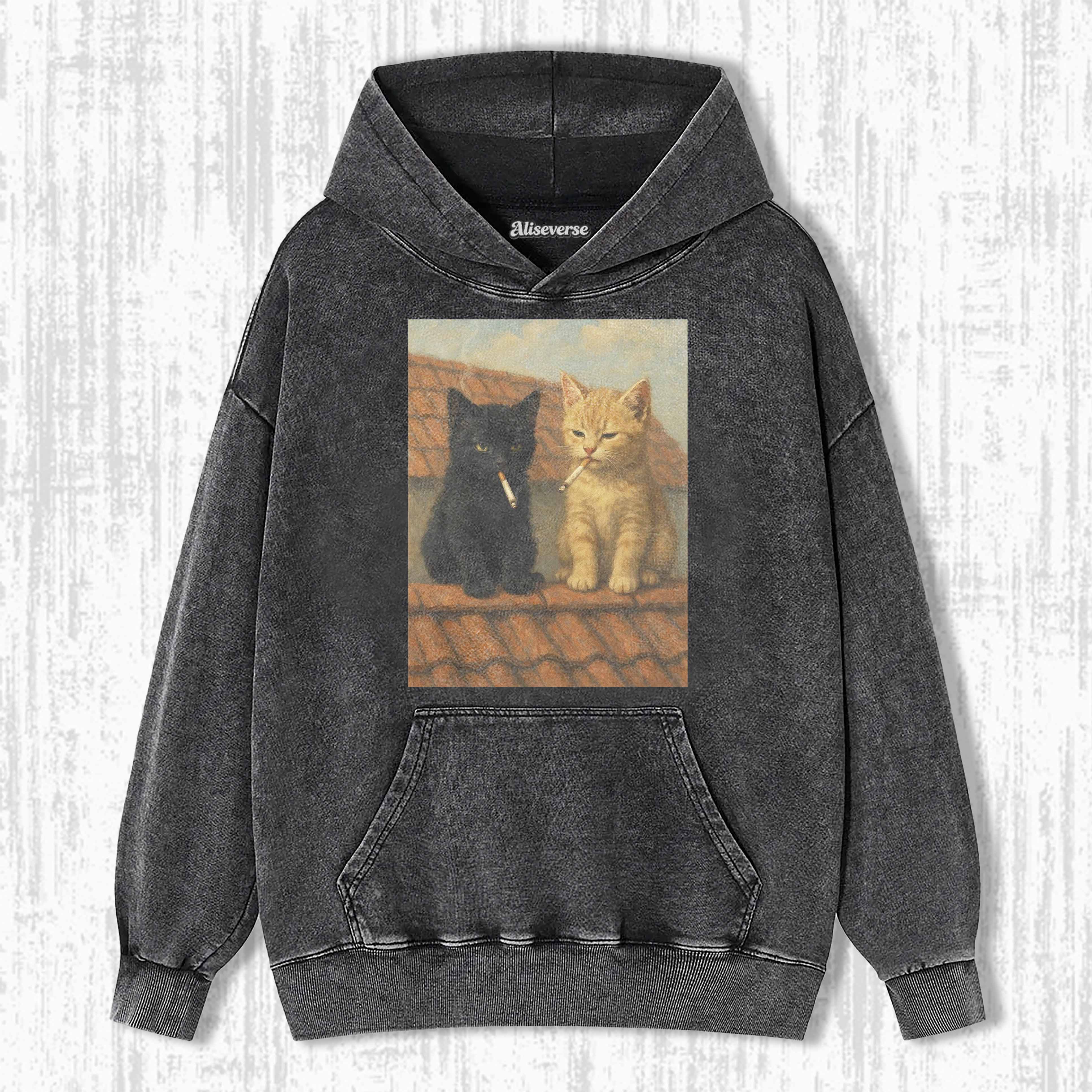 WACKY CAT HOODIE