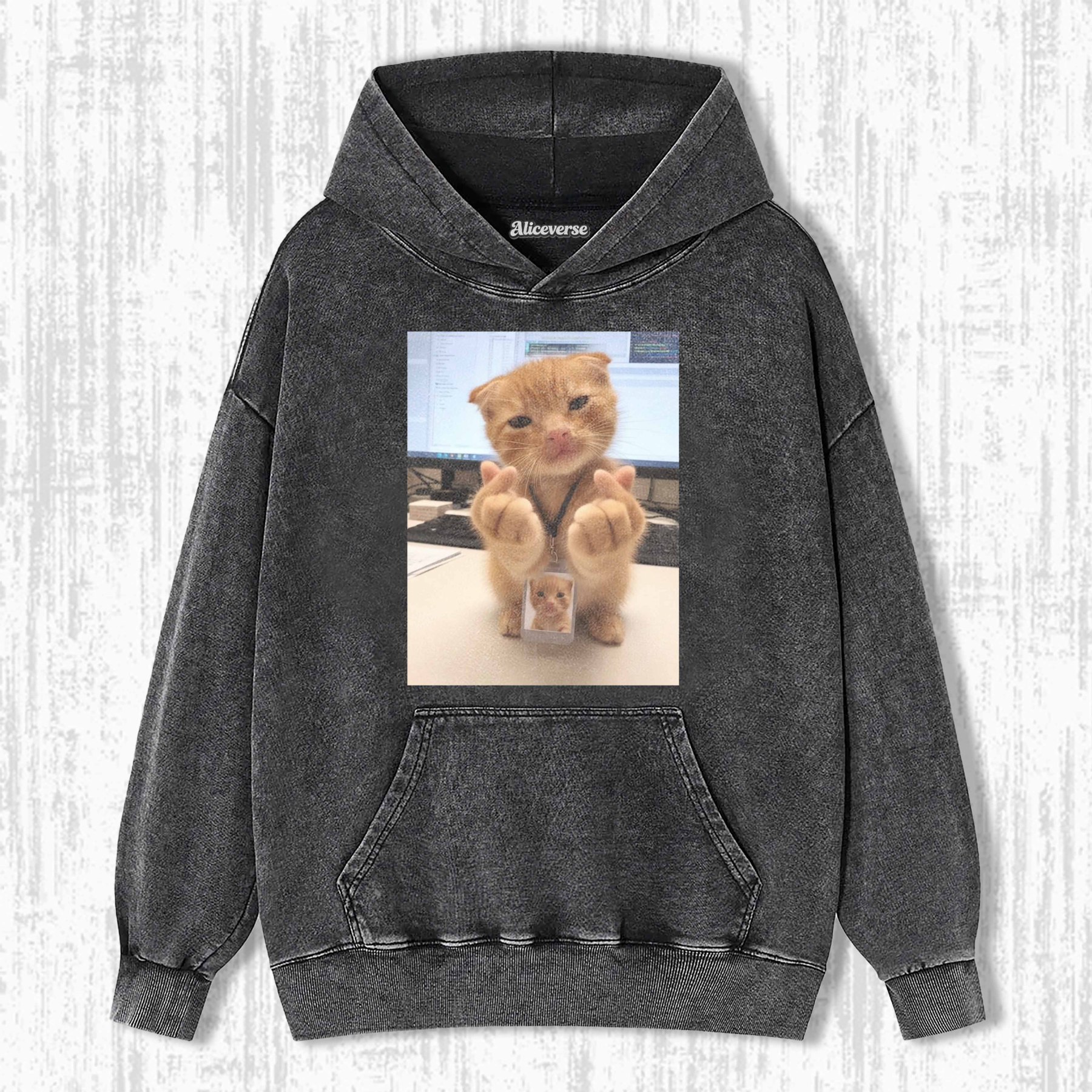 WACKY CAT HOODIE
